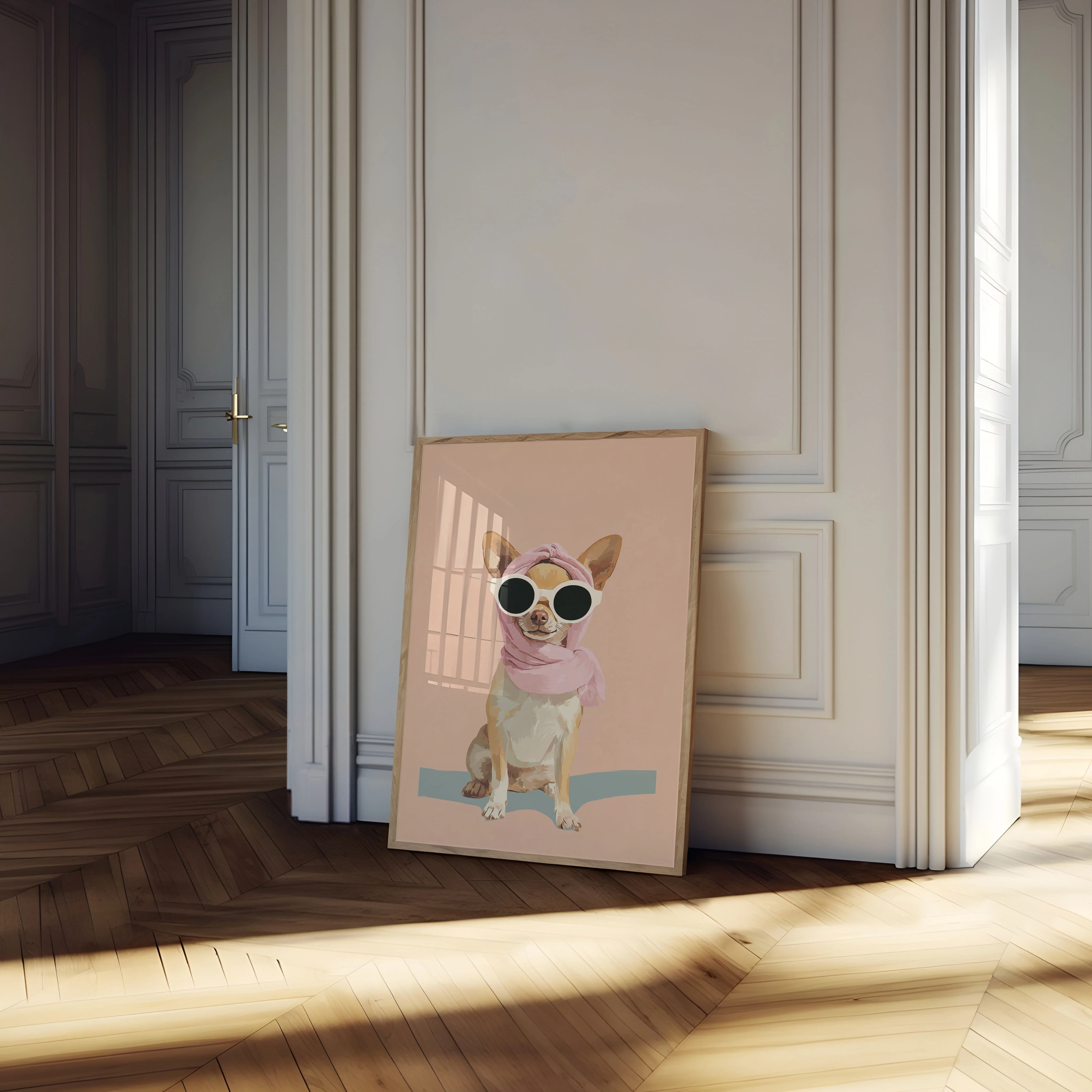 Chic Chihuahua Fashion Poster - Image 4