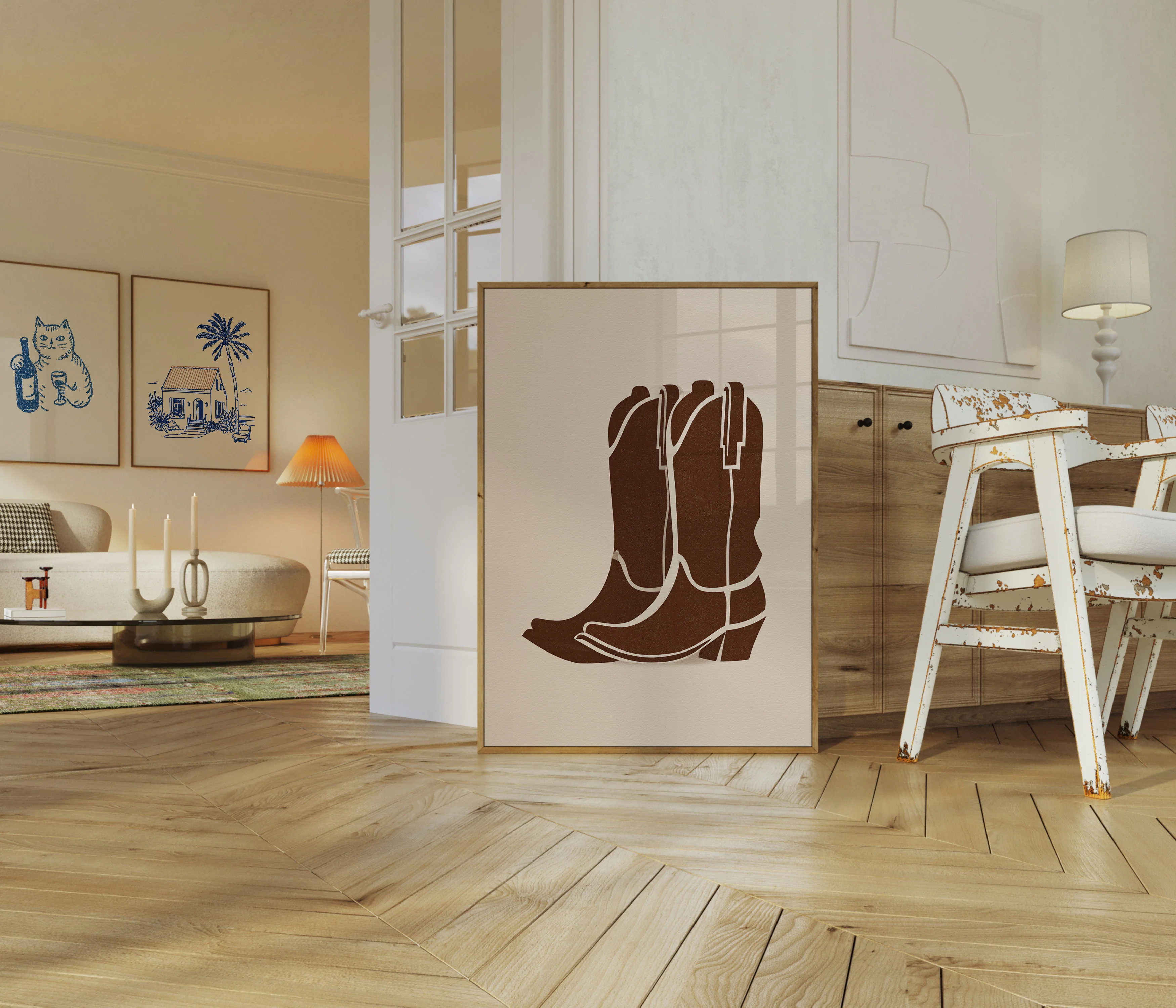 Classic Cowboy Boots Poster - Image 5
