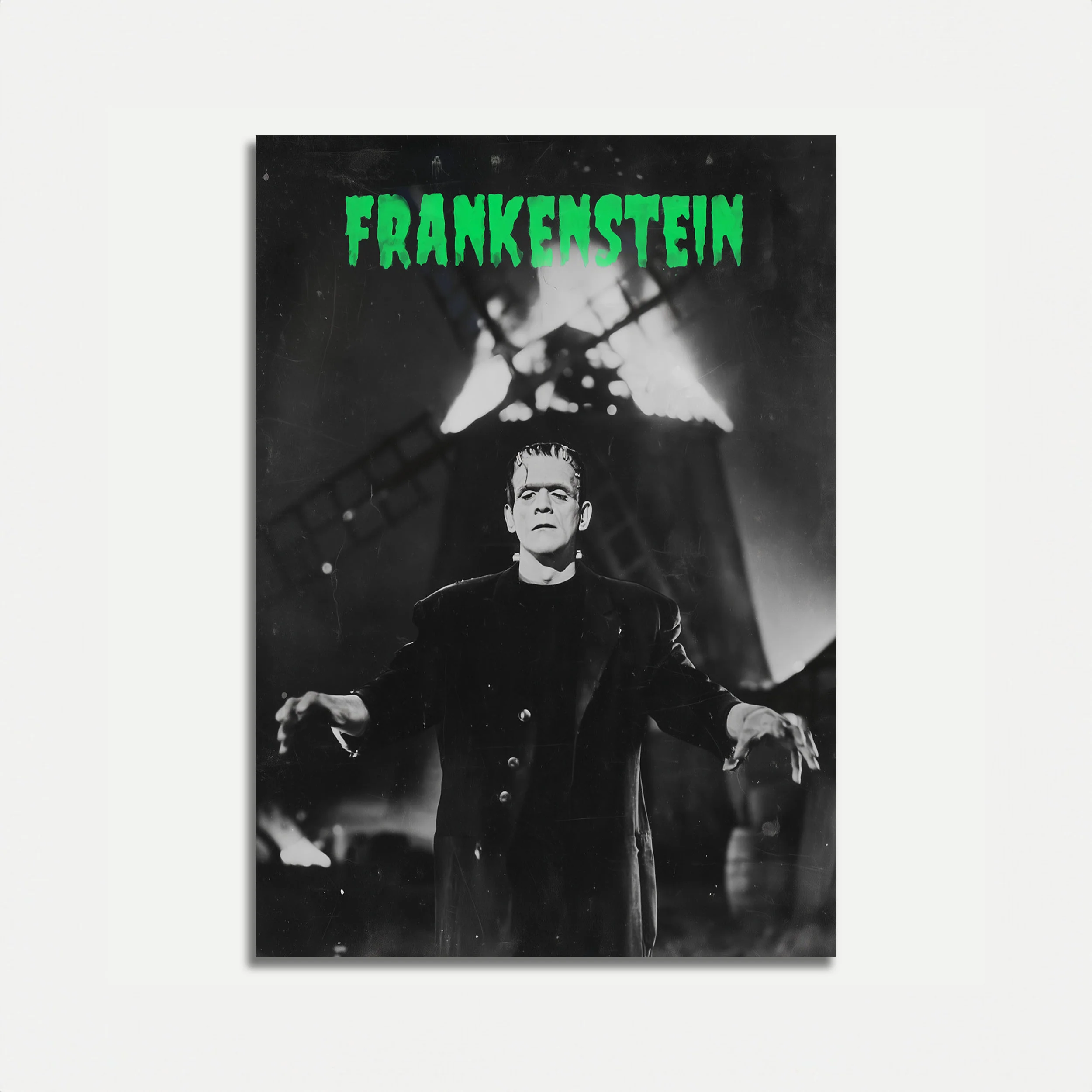 Classic Frankenstein Monster Poster