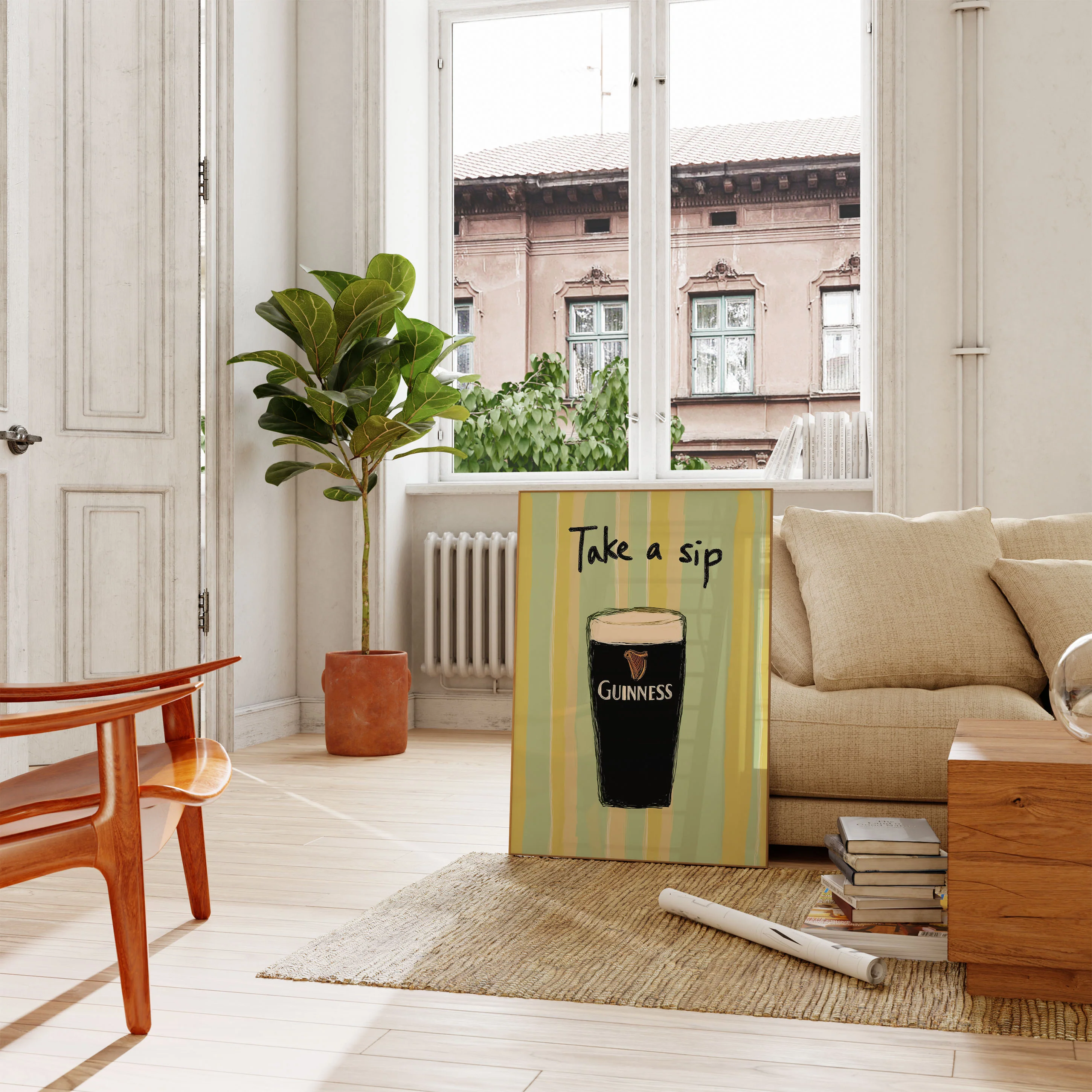 Classic Guinness Take a Sip Poster - Image 2
