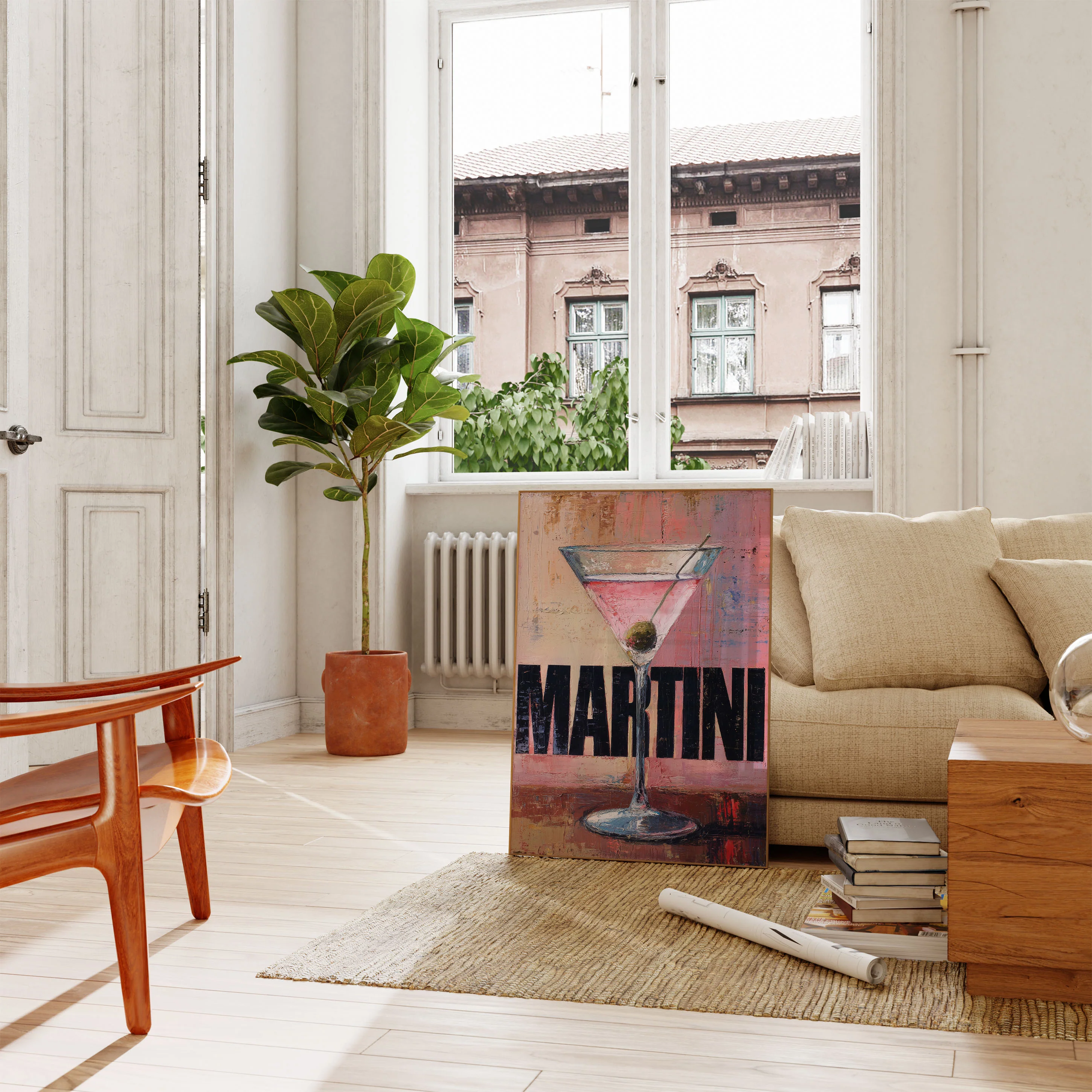 Classic Martini Cocktail Poster - Image 2