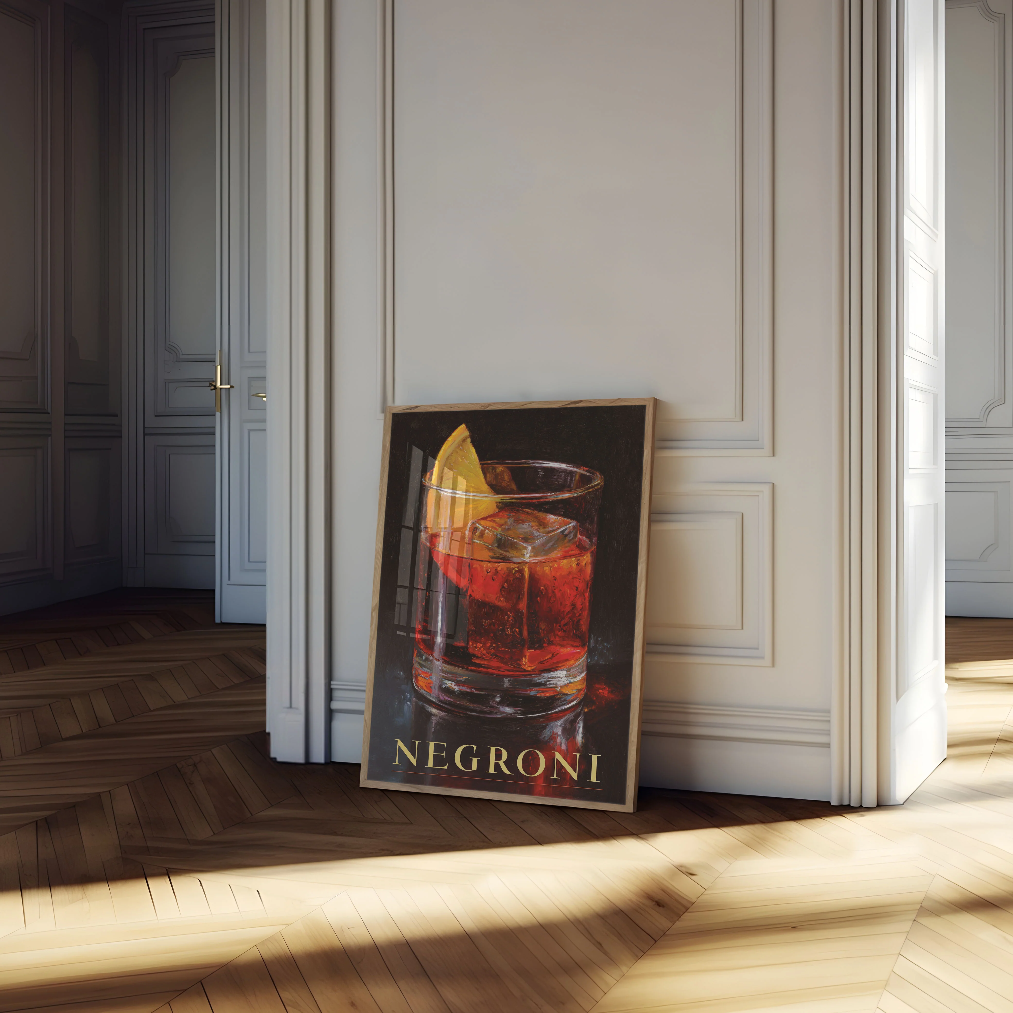 Classic Negroni Cocktail Poster - Image 4