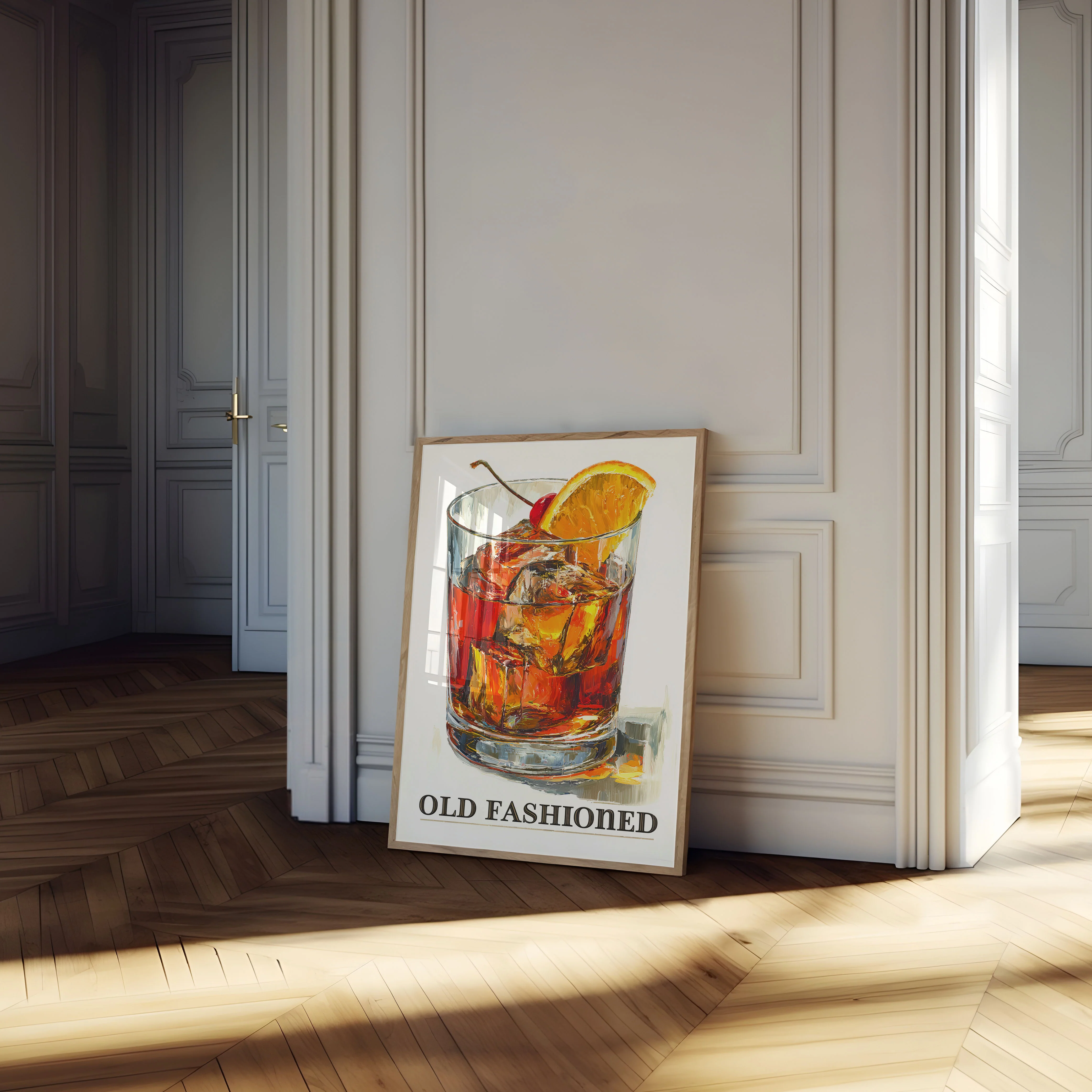 Classic Old Fashioned Cocktail Poster - Image 4