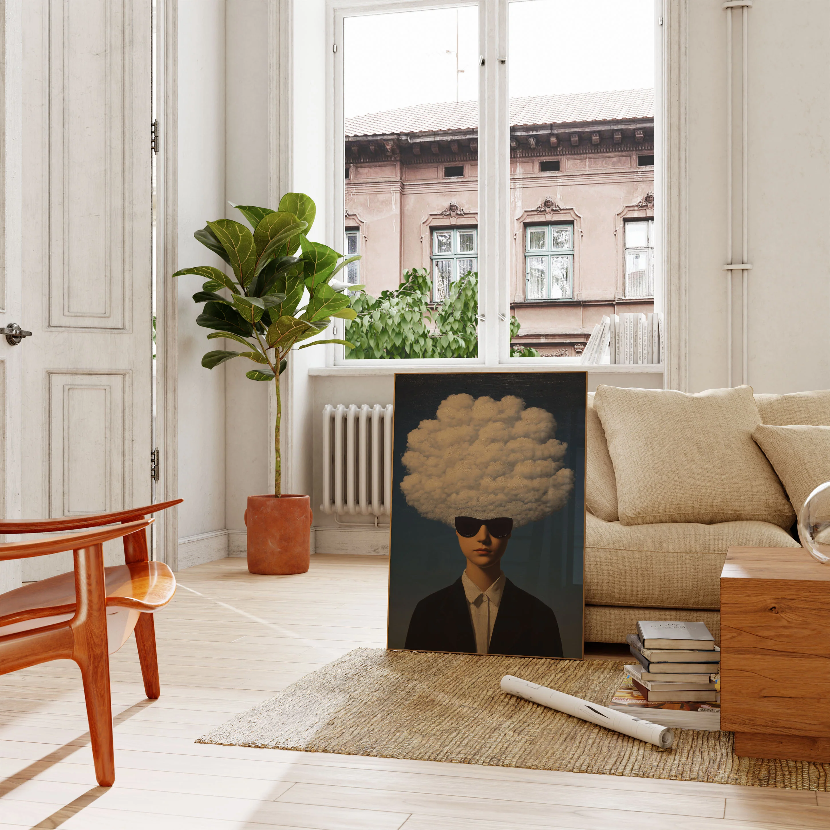 Cloud Mind Surrealist Poster - Image 2