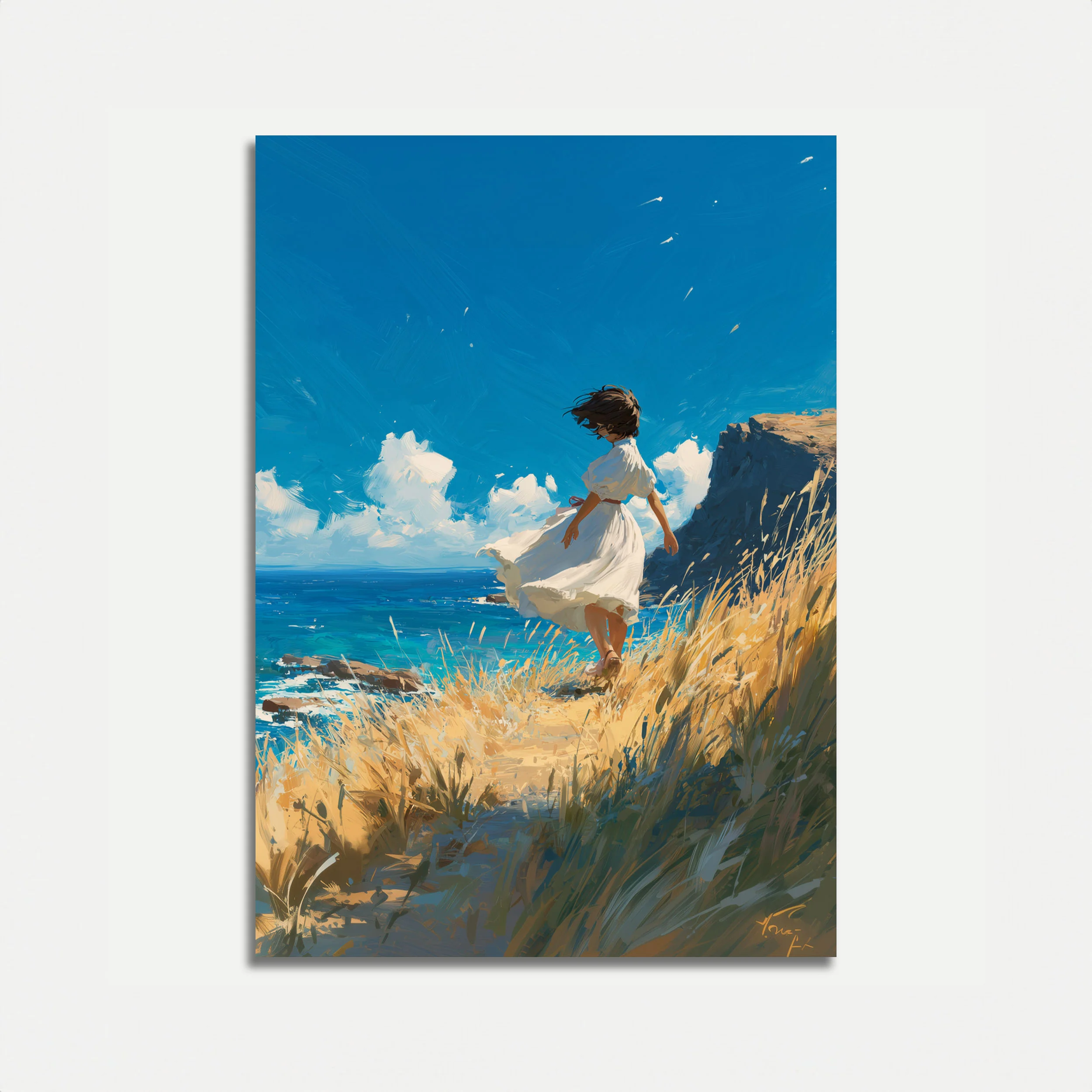 Coastal Breeze Freedom Poster