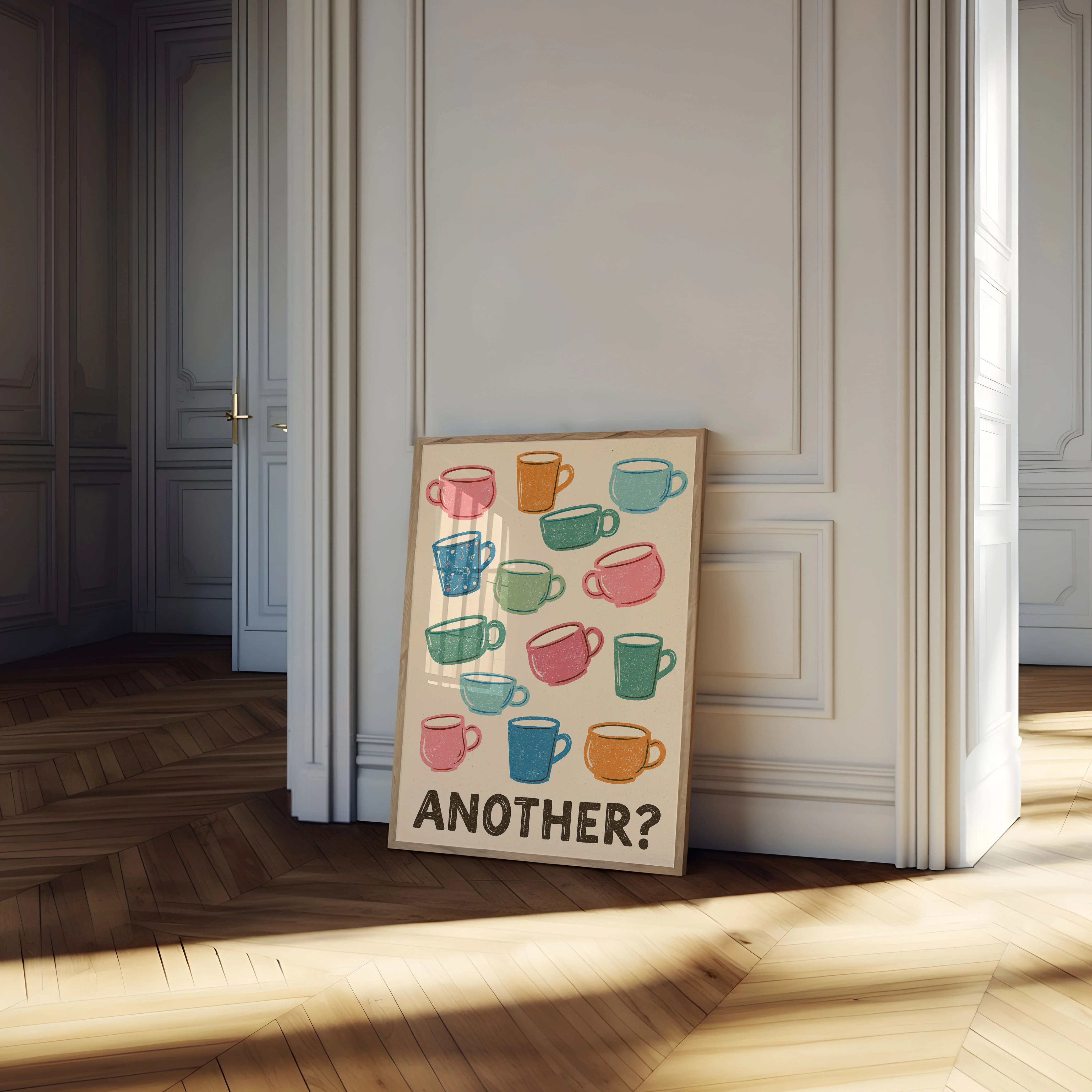 Coffee Cups Color Collection Poster - Image 4