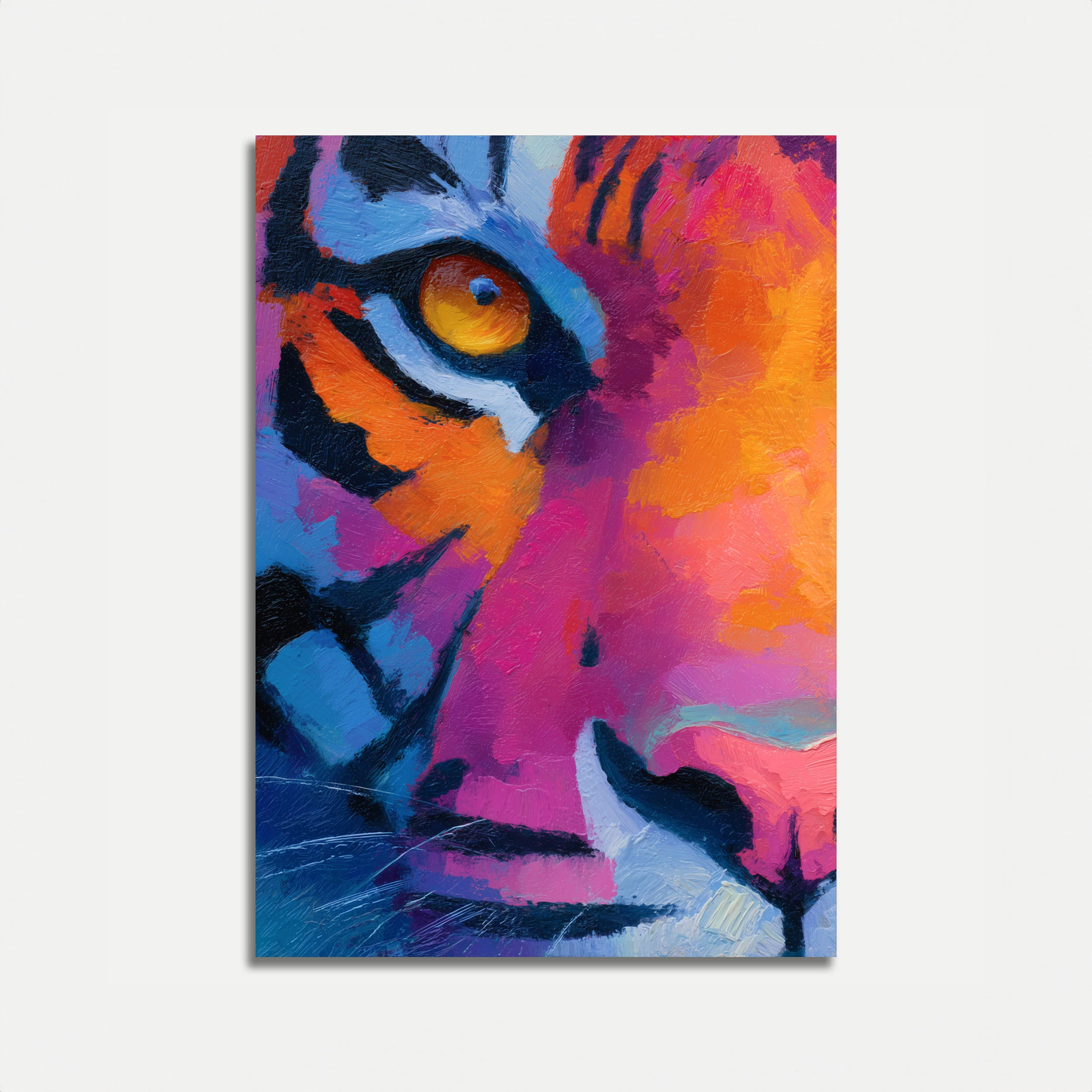 Colorful Cat Pop Art Poster