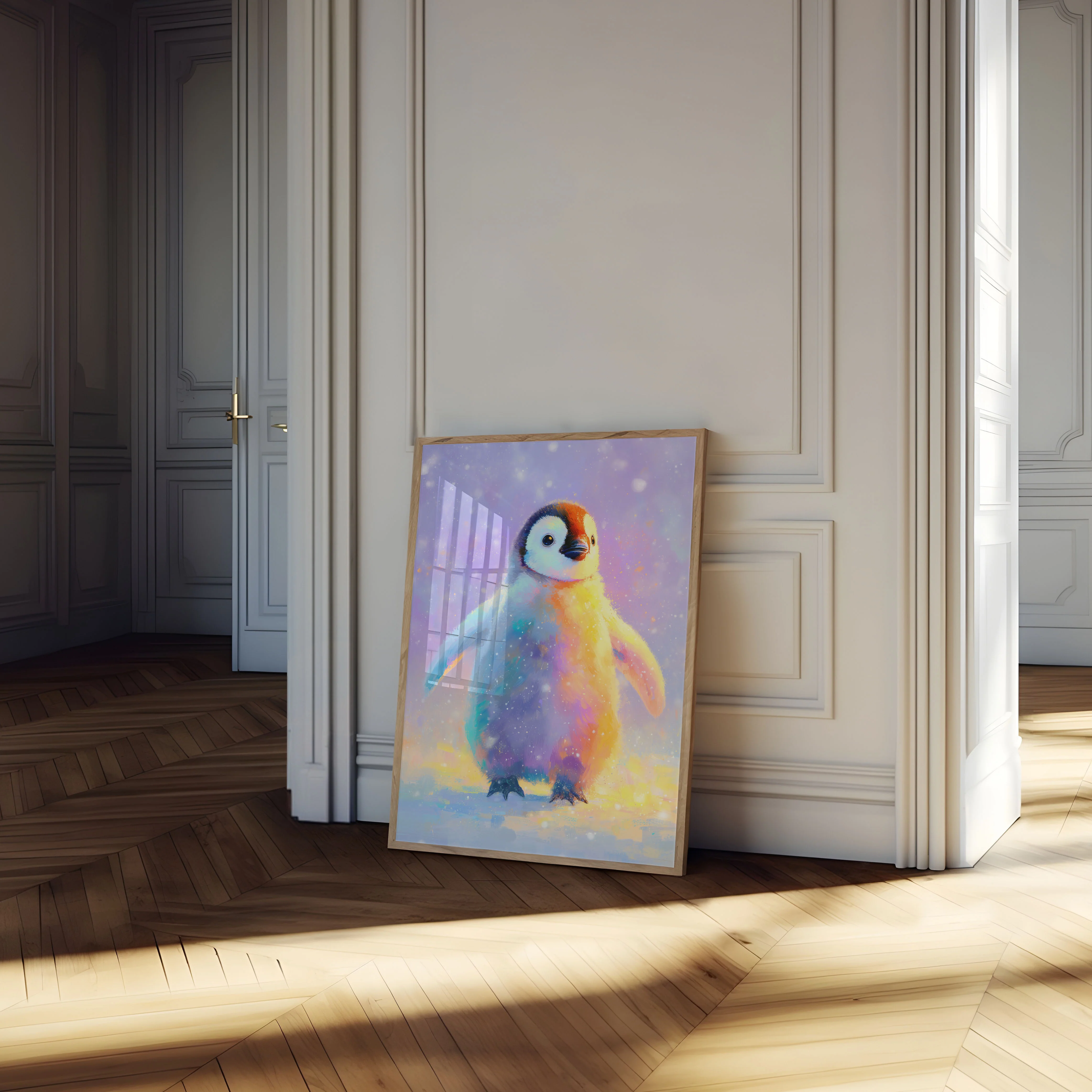 Colorful Dreamy Penguin Poster - Image 4