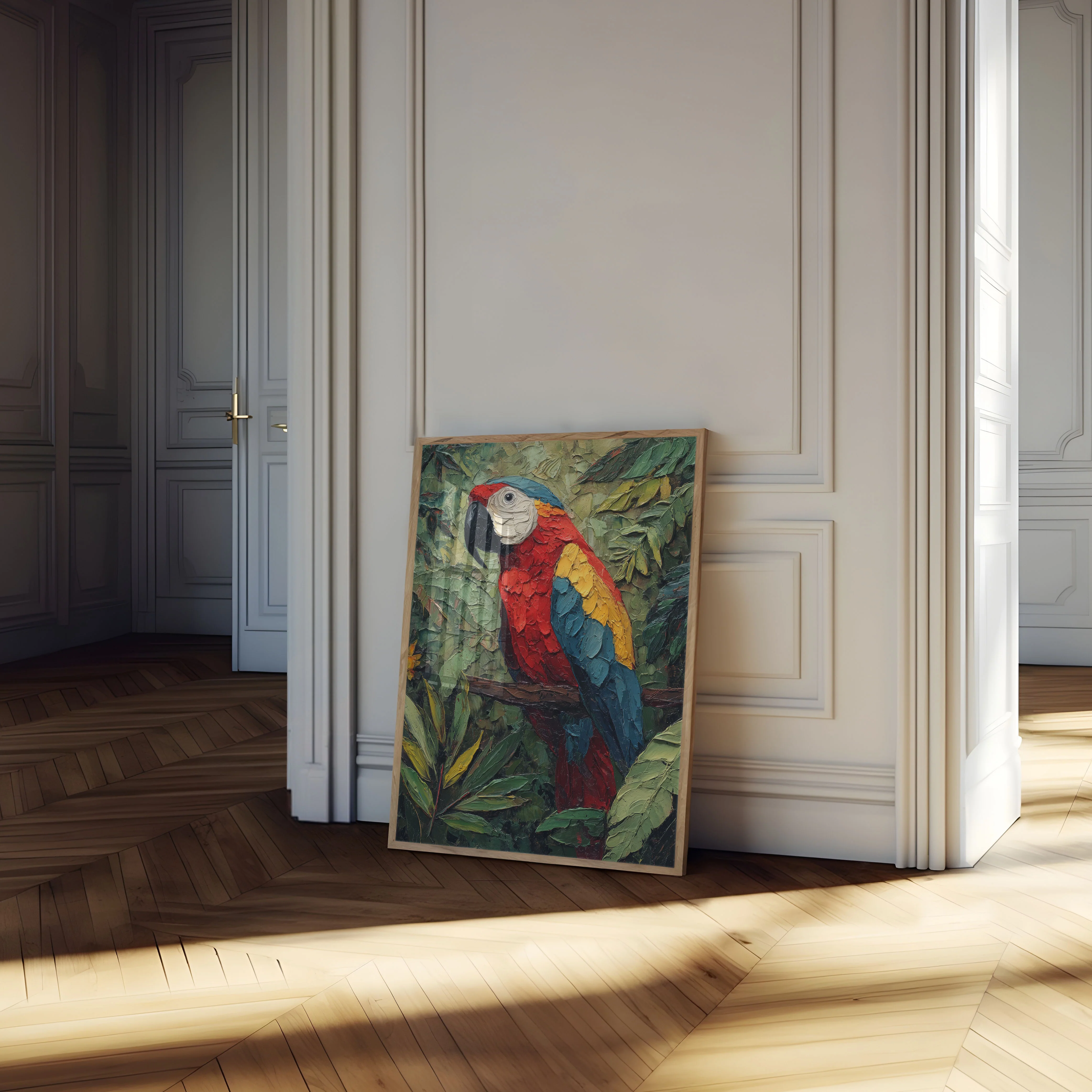 Colorful Macaw in Jungle Poster - Image 4