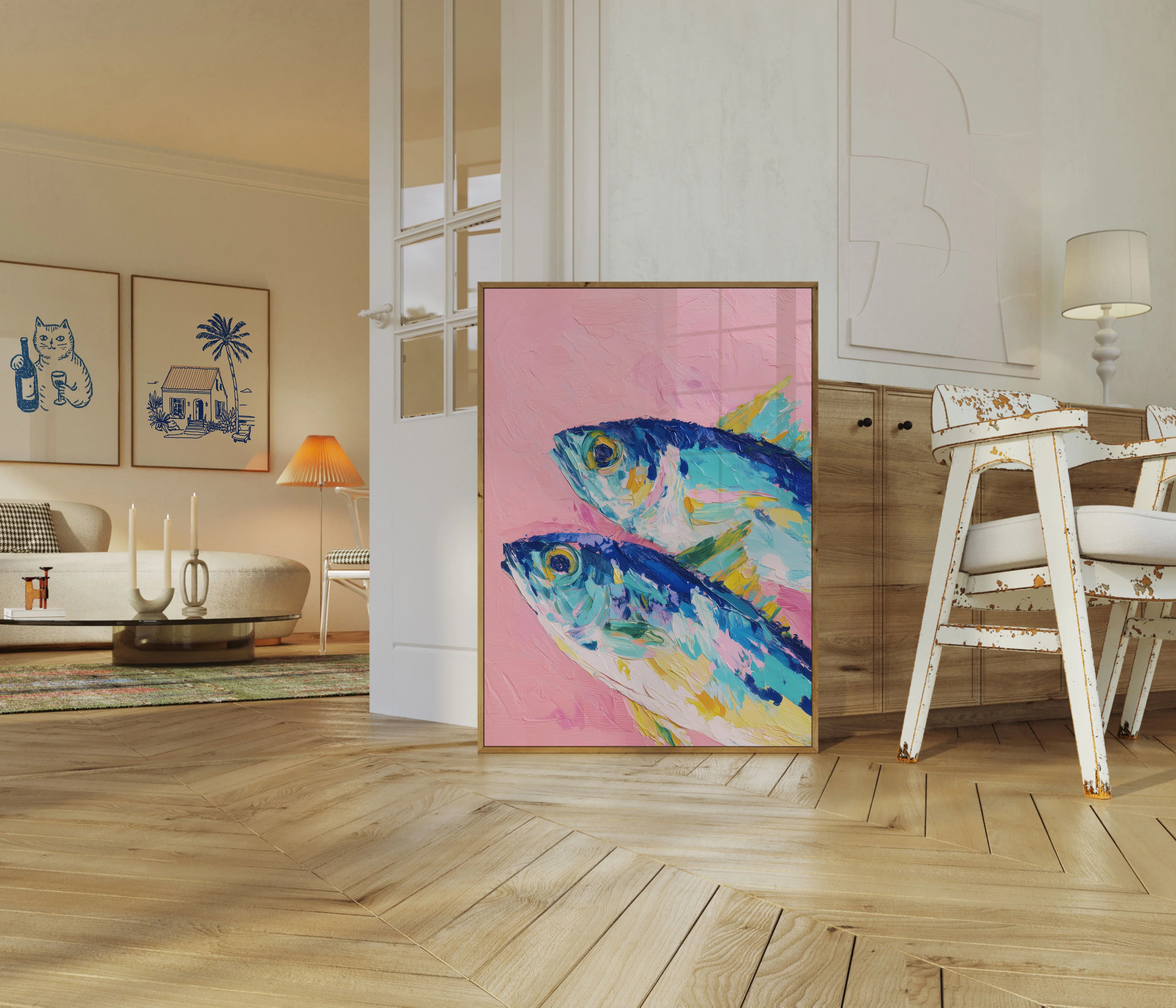Colorful Swimming Fish Poster - Image 5