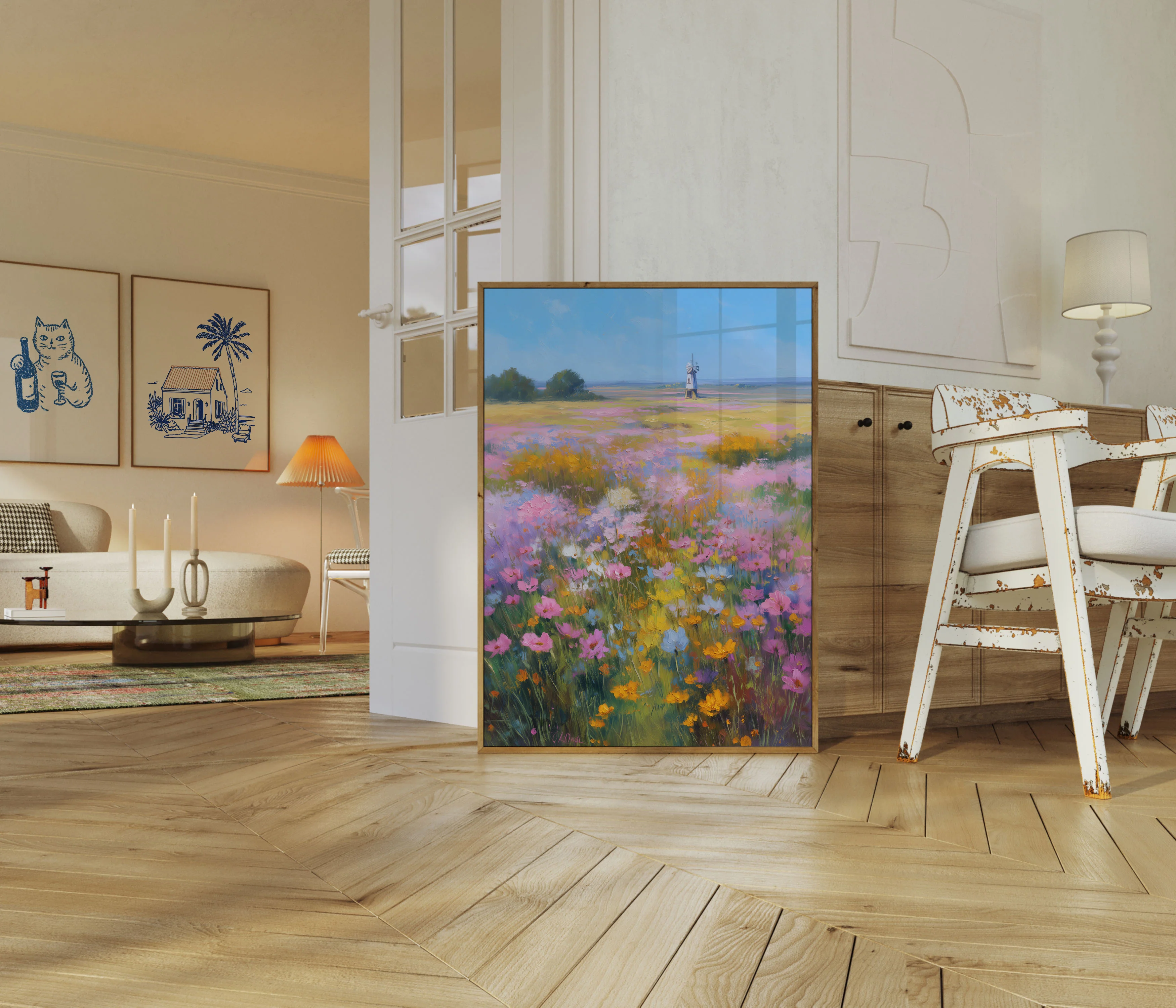 Colorful Wildflower Meadow Poster - Image 5