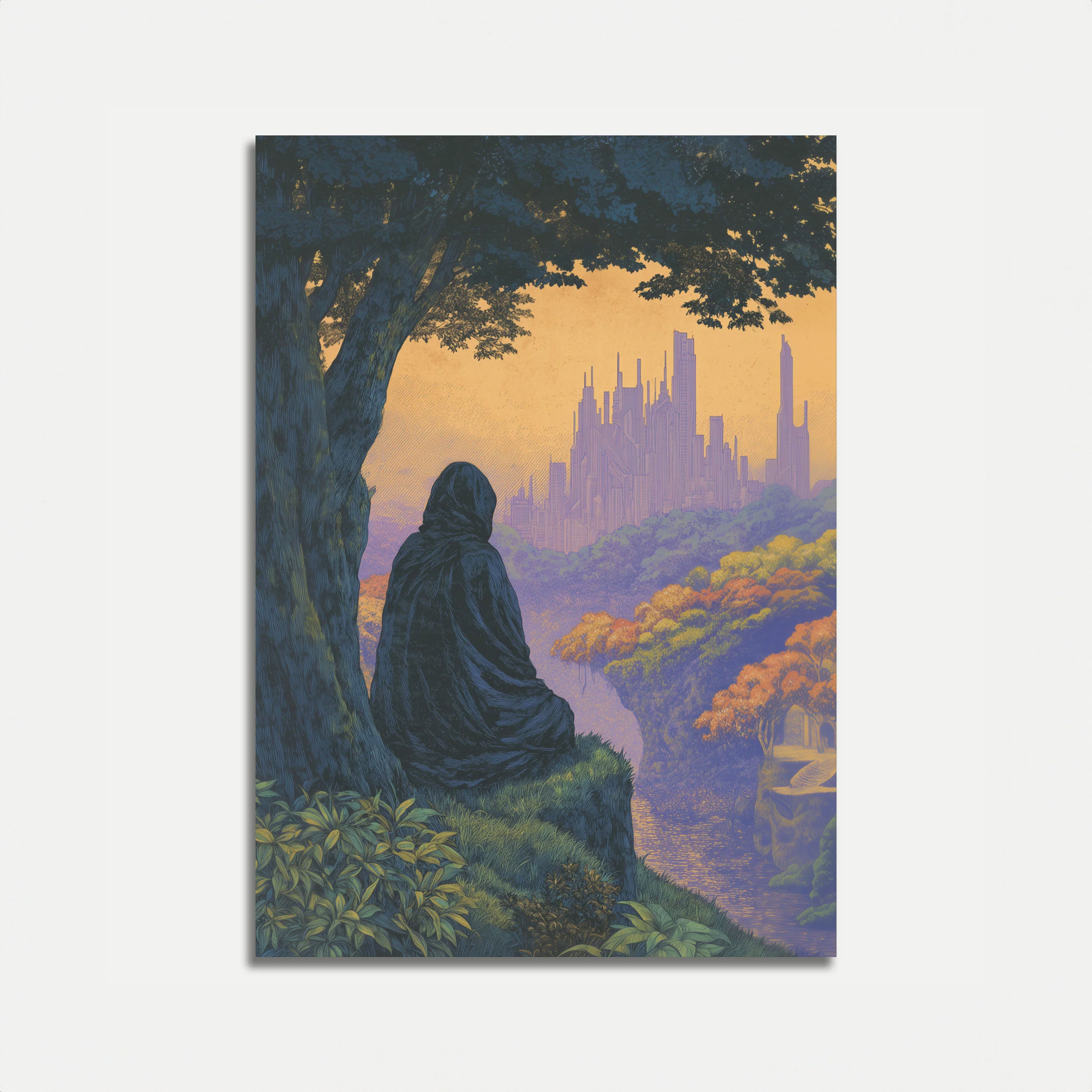 Contemplation of the Future City Poster