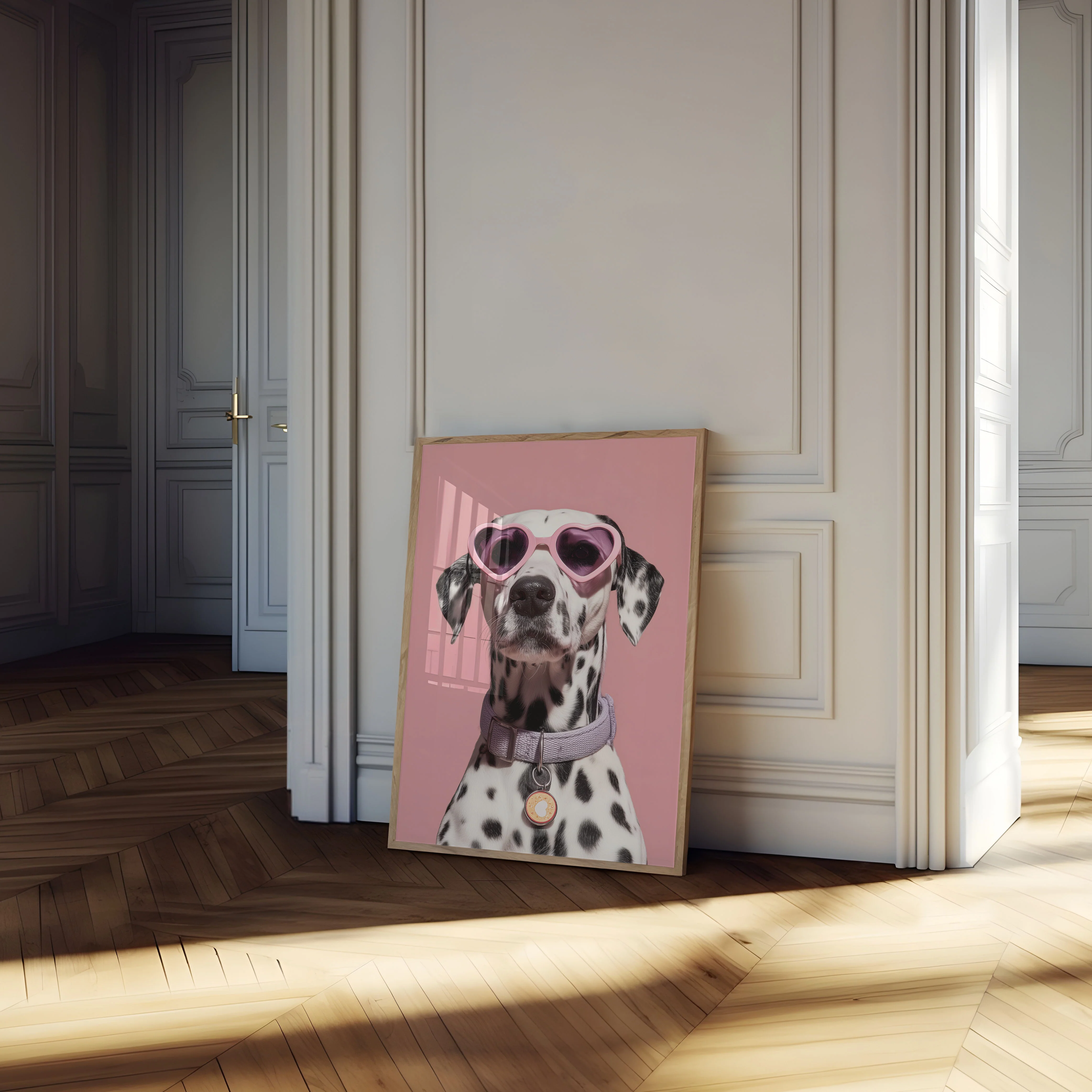 Cool Dalmatian Sunglasses Style Poster - Image 4