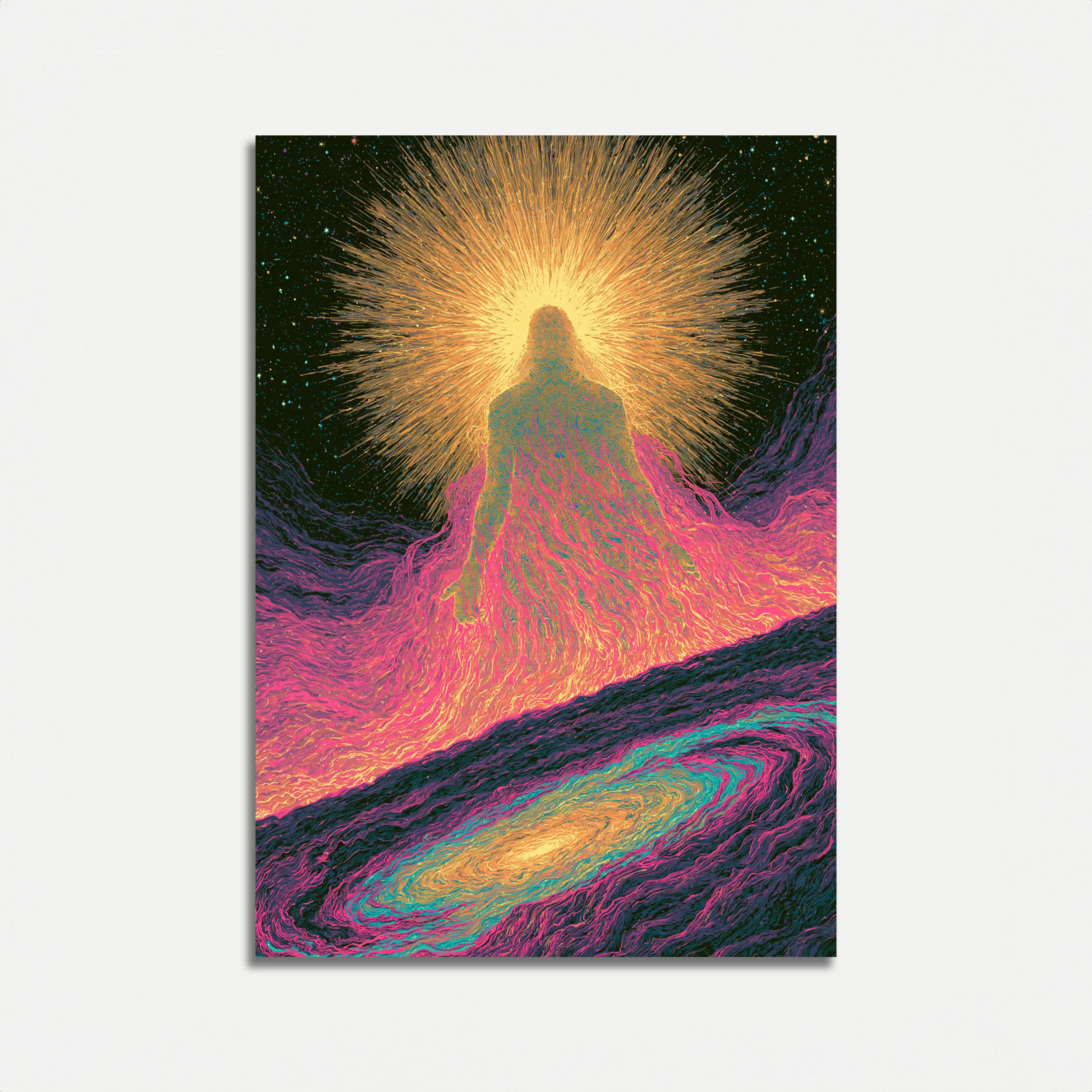 Cosmic Awakening Spiritual Poster