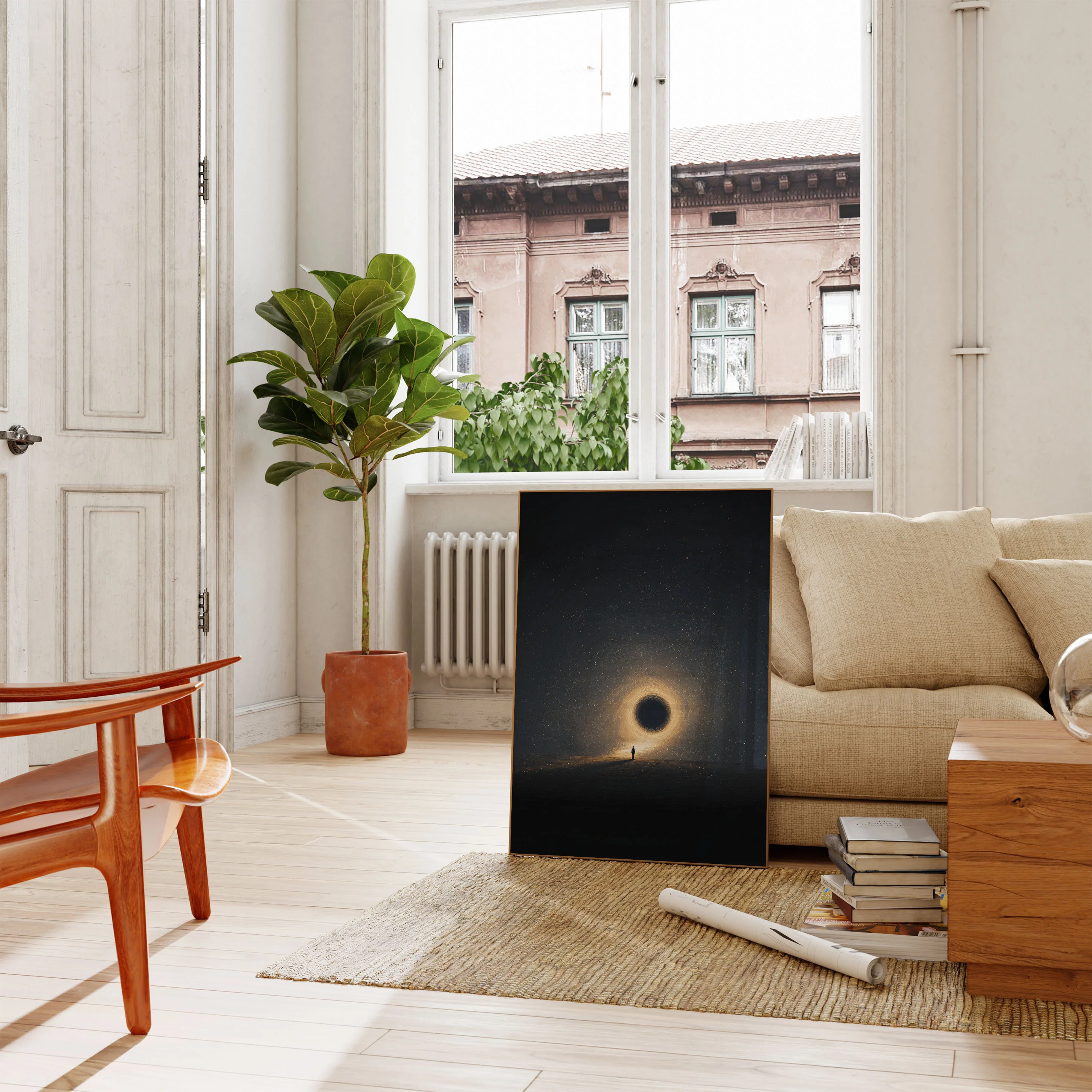 Cosmic Black Hole Exploration Poster - Image 2