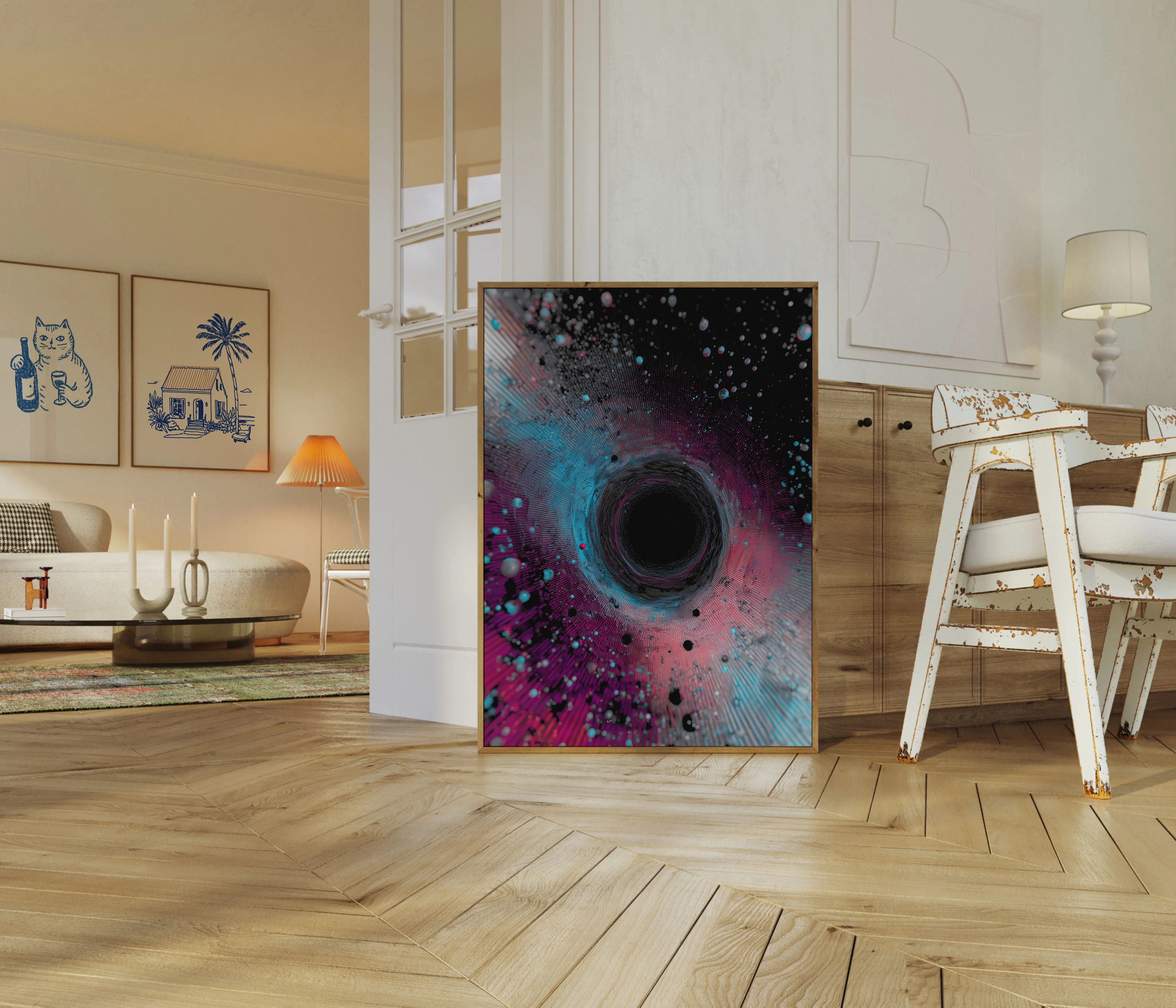 Cosmic Black Hole Vortex Poster - Image 5