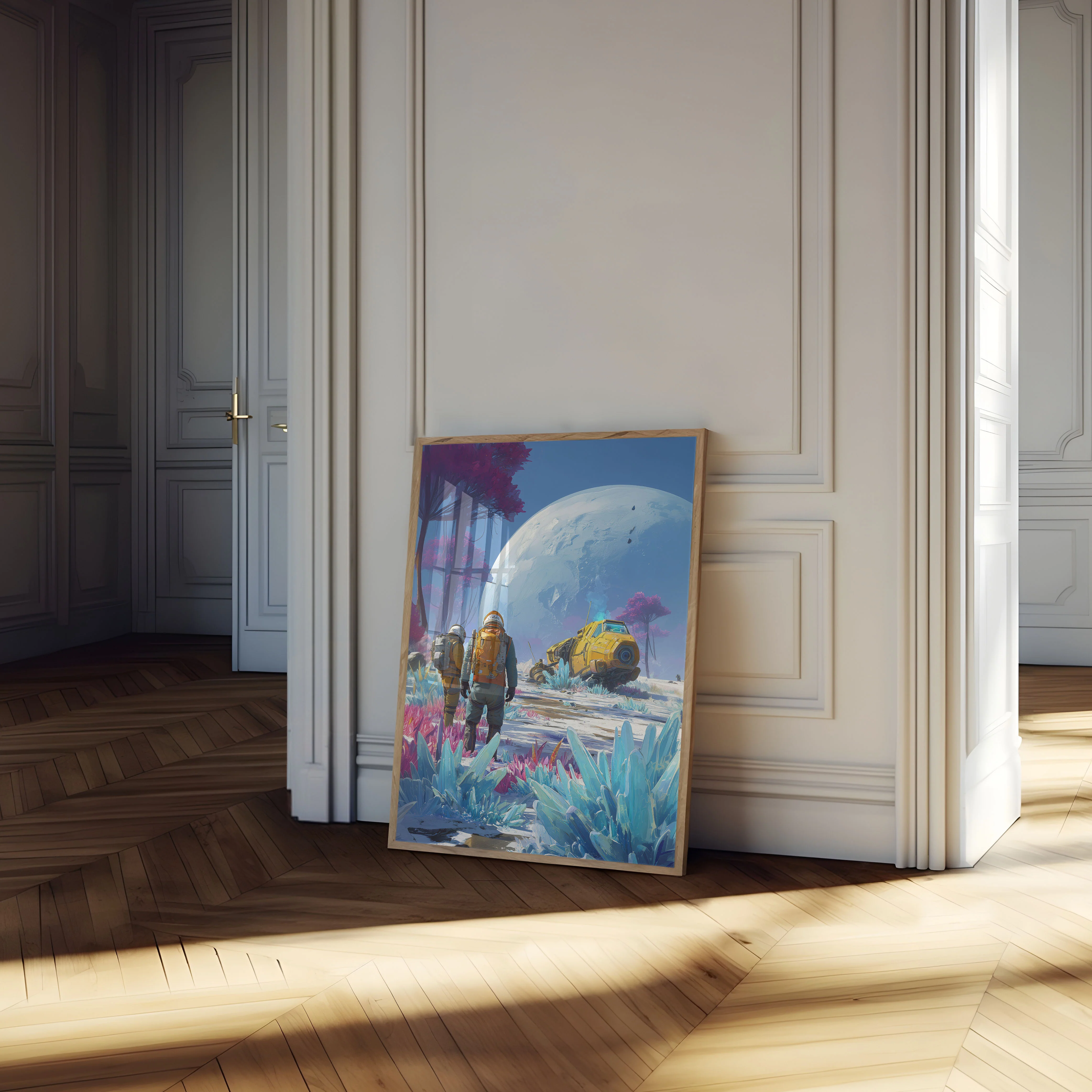 Cosmic Crystal Exploration Poster - Image 4