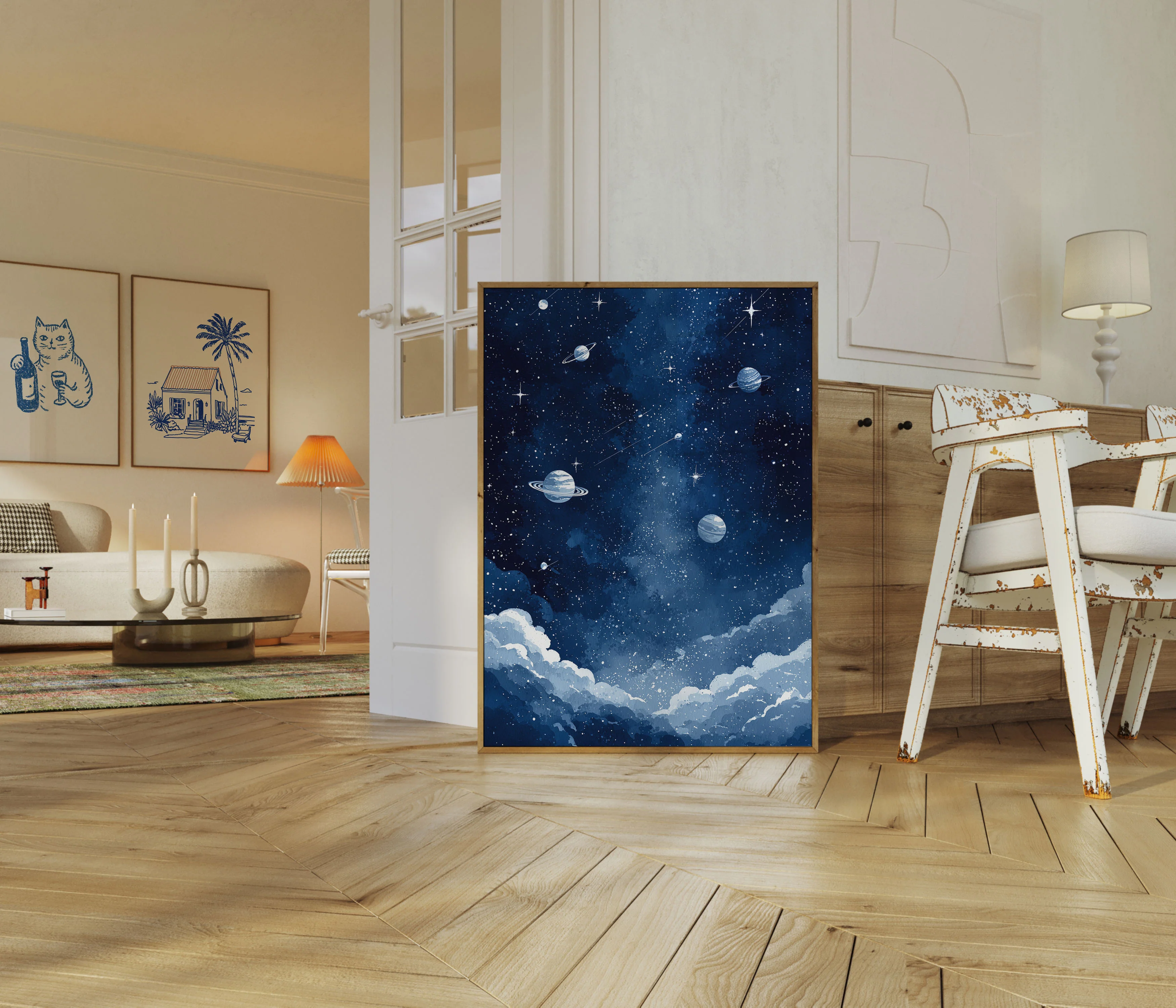 Cosmic Dreams Night Sky Poster - Image 5