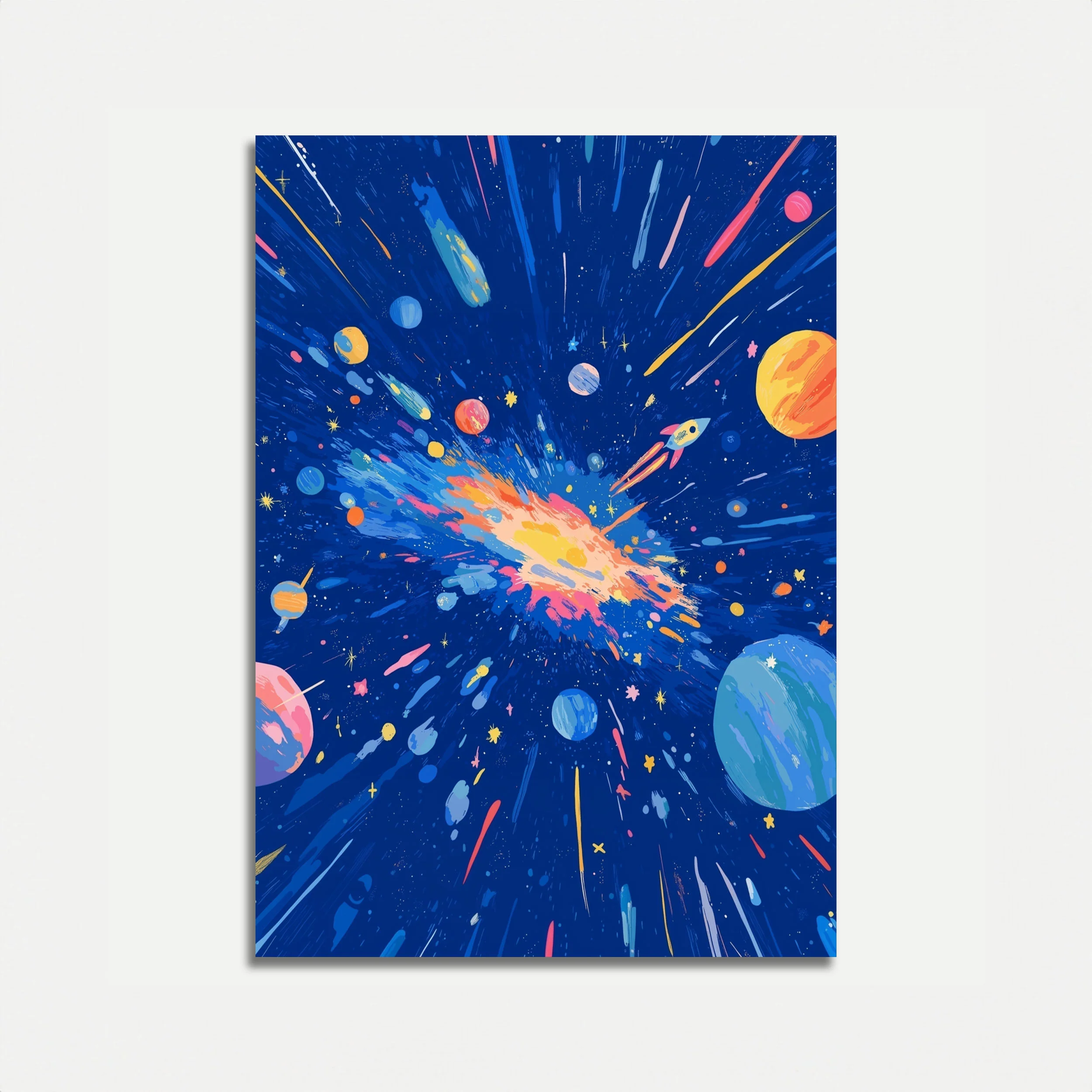 Cosmic Explosion Space Poster