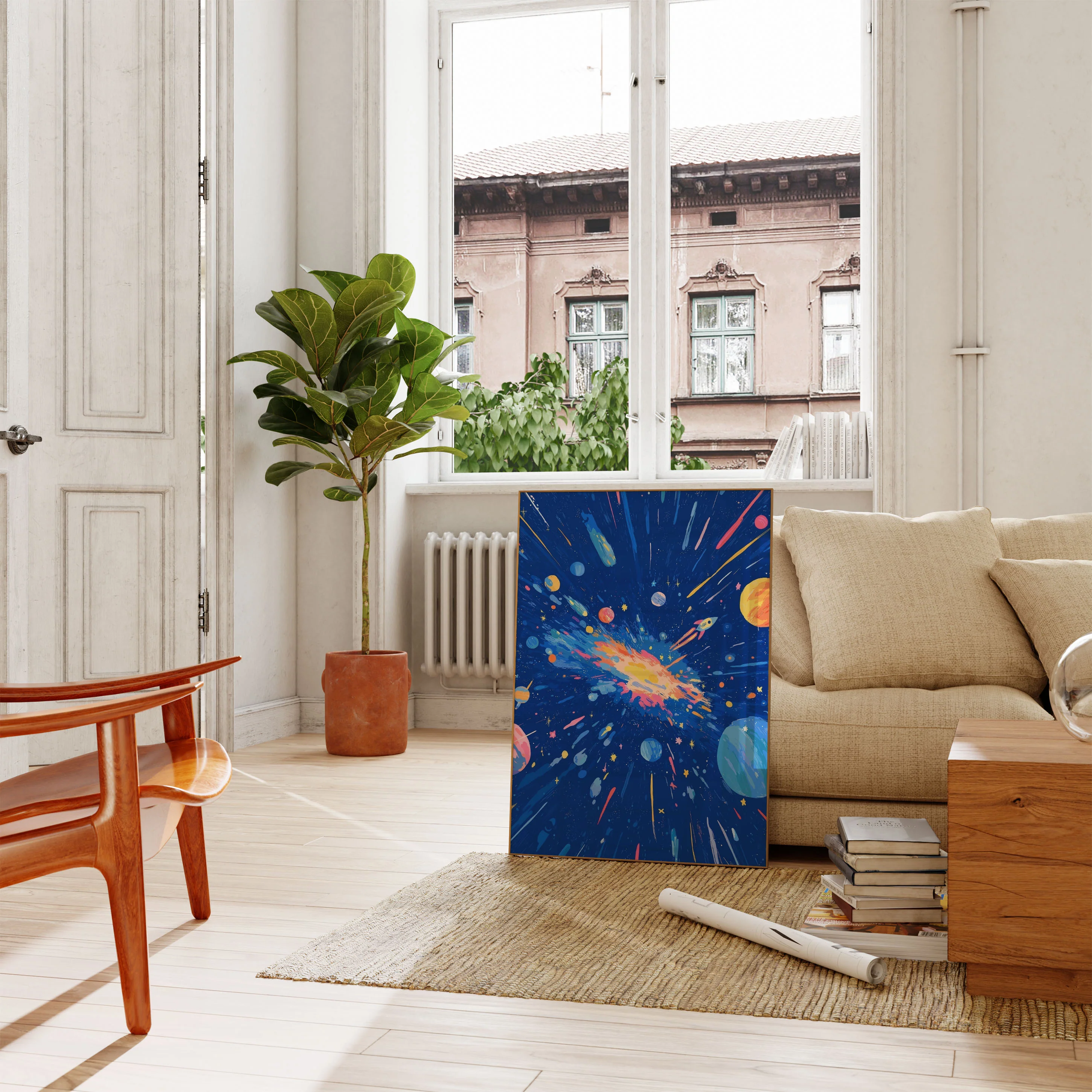 Cosmic Explosion Space Poster - Image 2