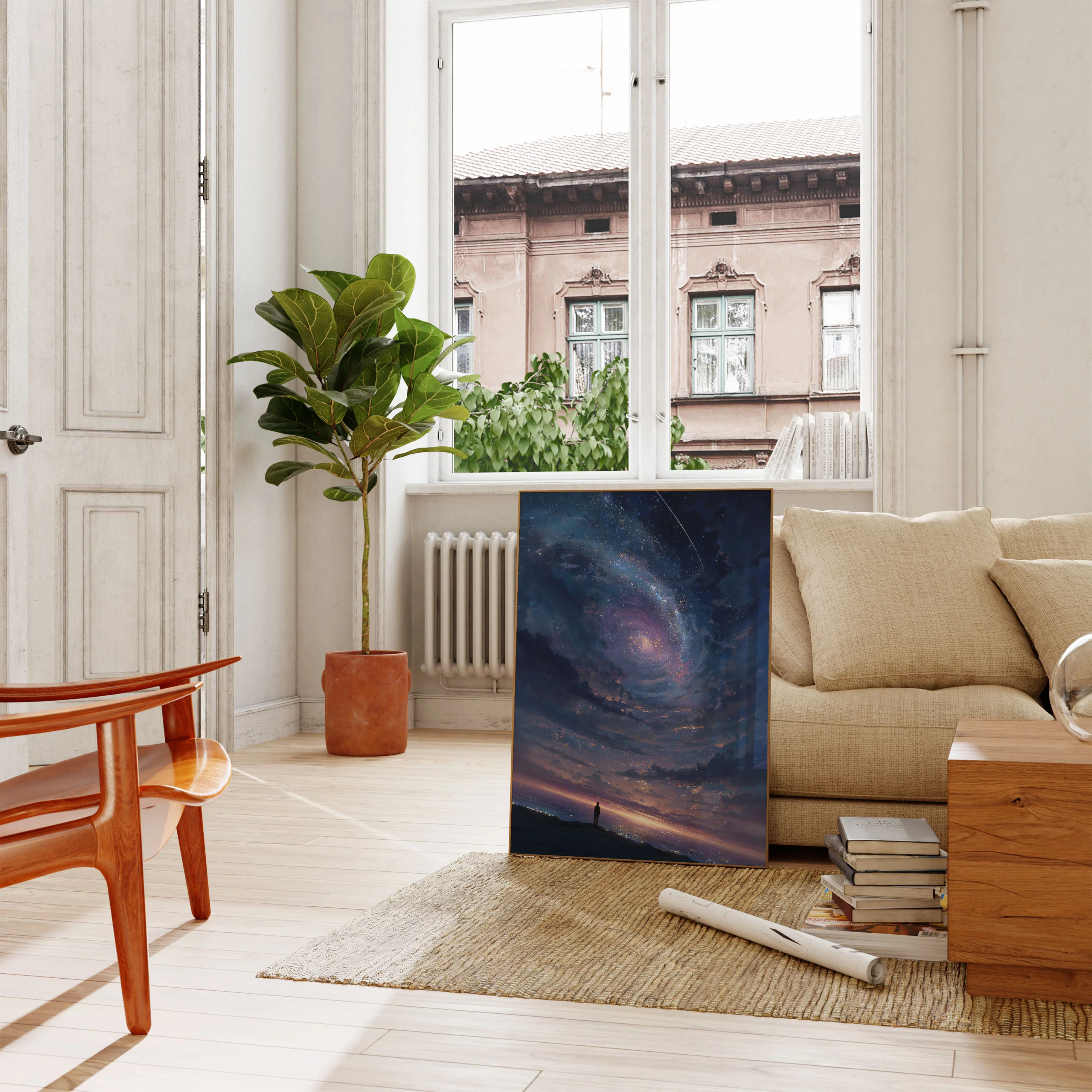 Cosmic Galaxy Spiral Poster - Image 2