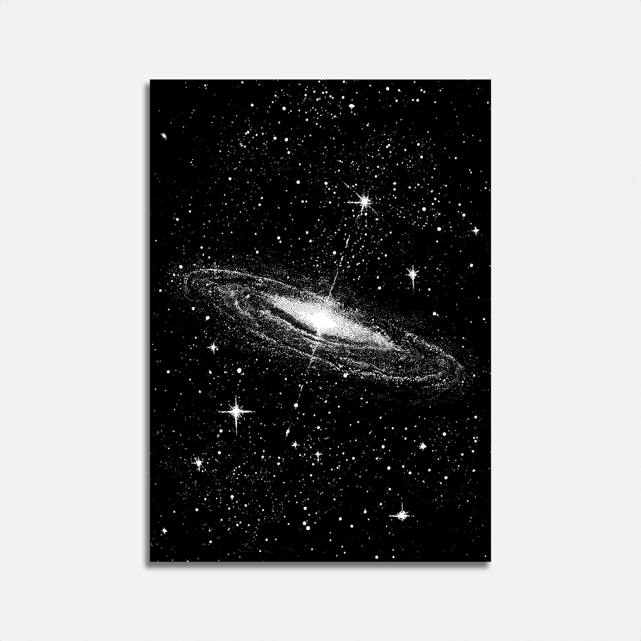 Cosmic Galaxy Spiral Poster