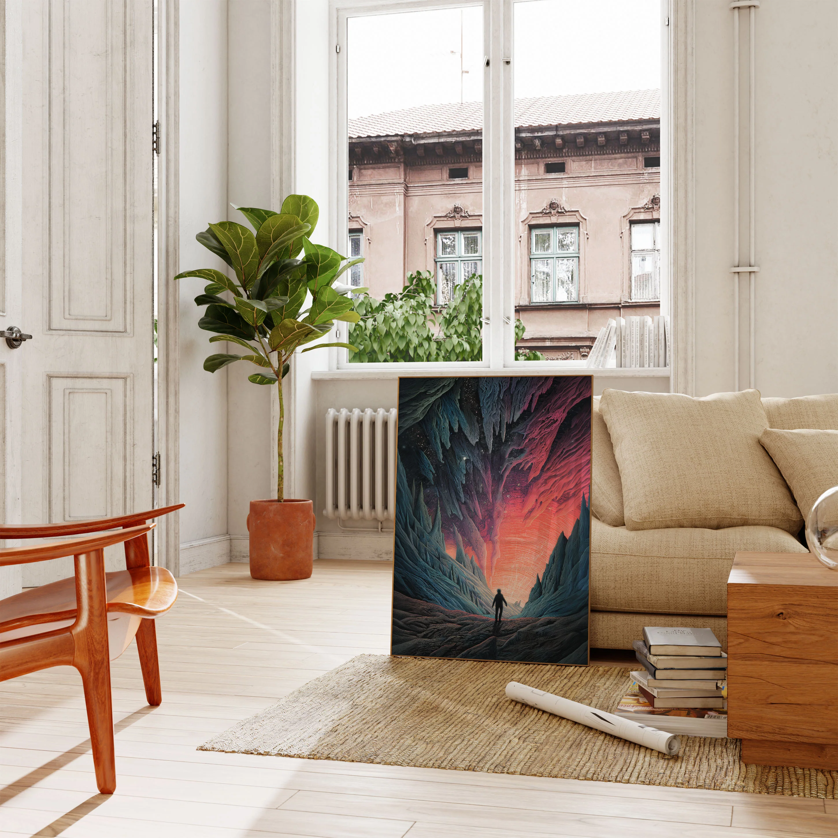 Cosmic Journey Landscape Poster - Image 2