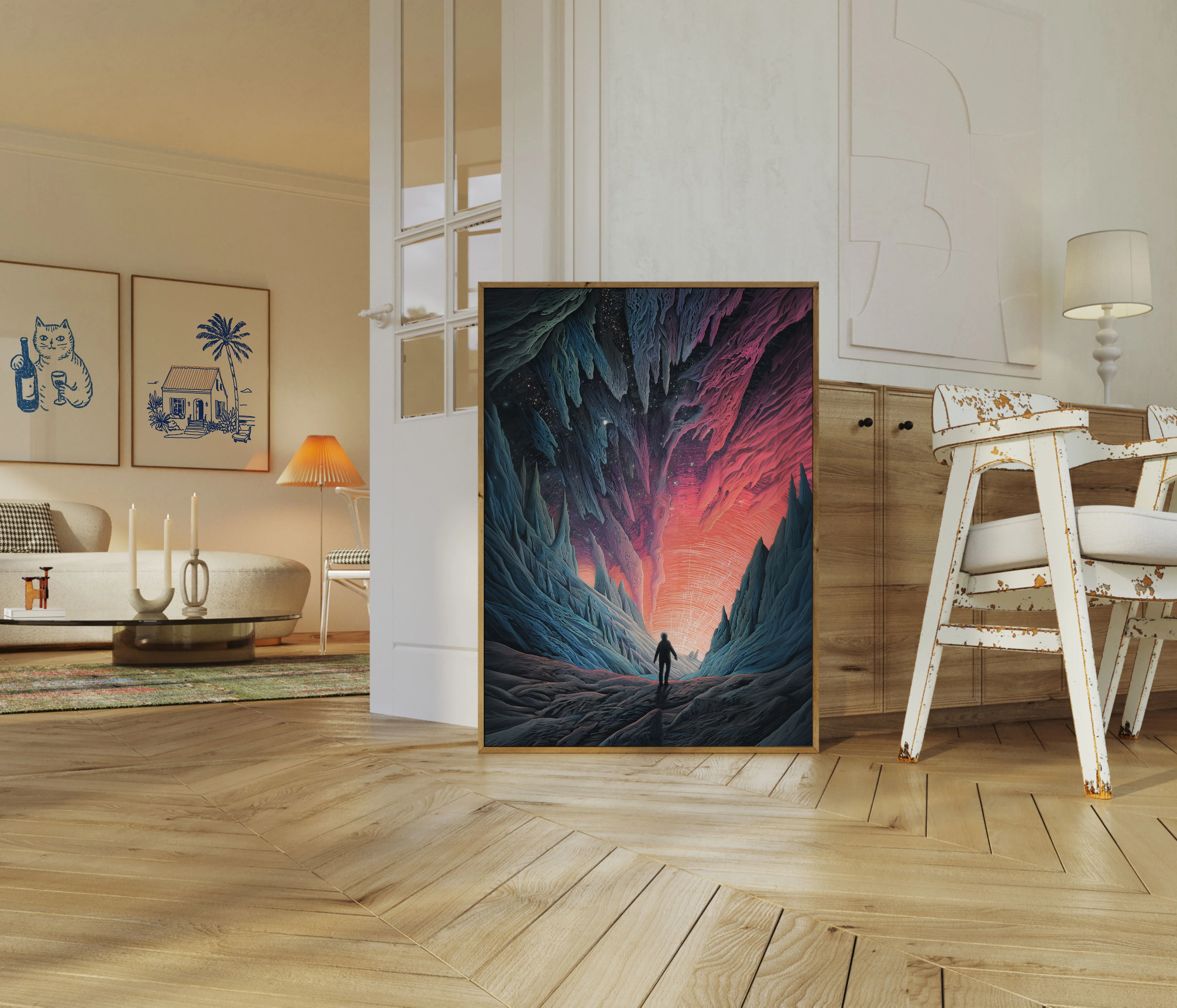 Cosmic Journey Landscape Poster - Image 5