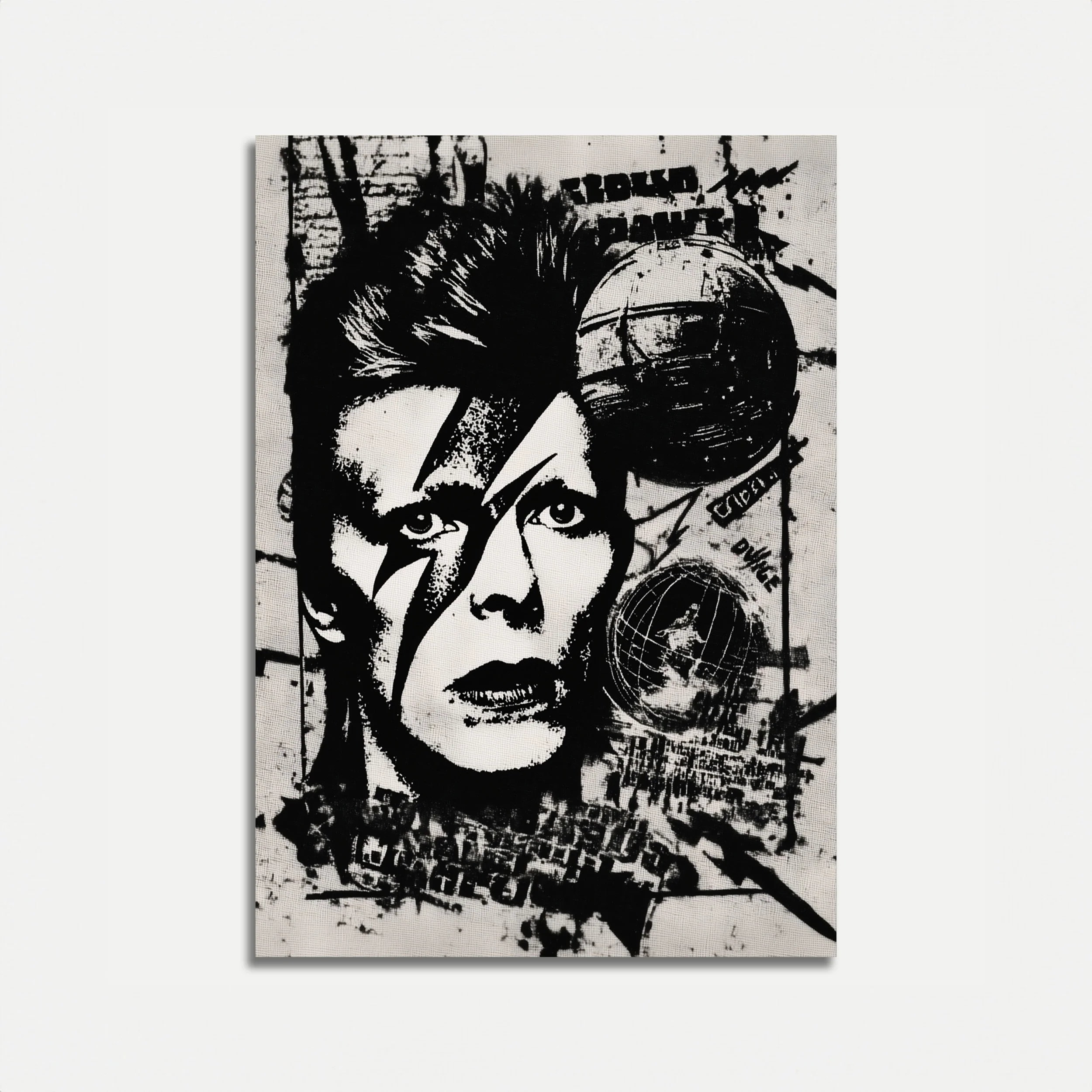 Cosmic Rock Star Portrait Poster
