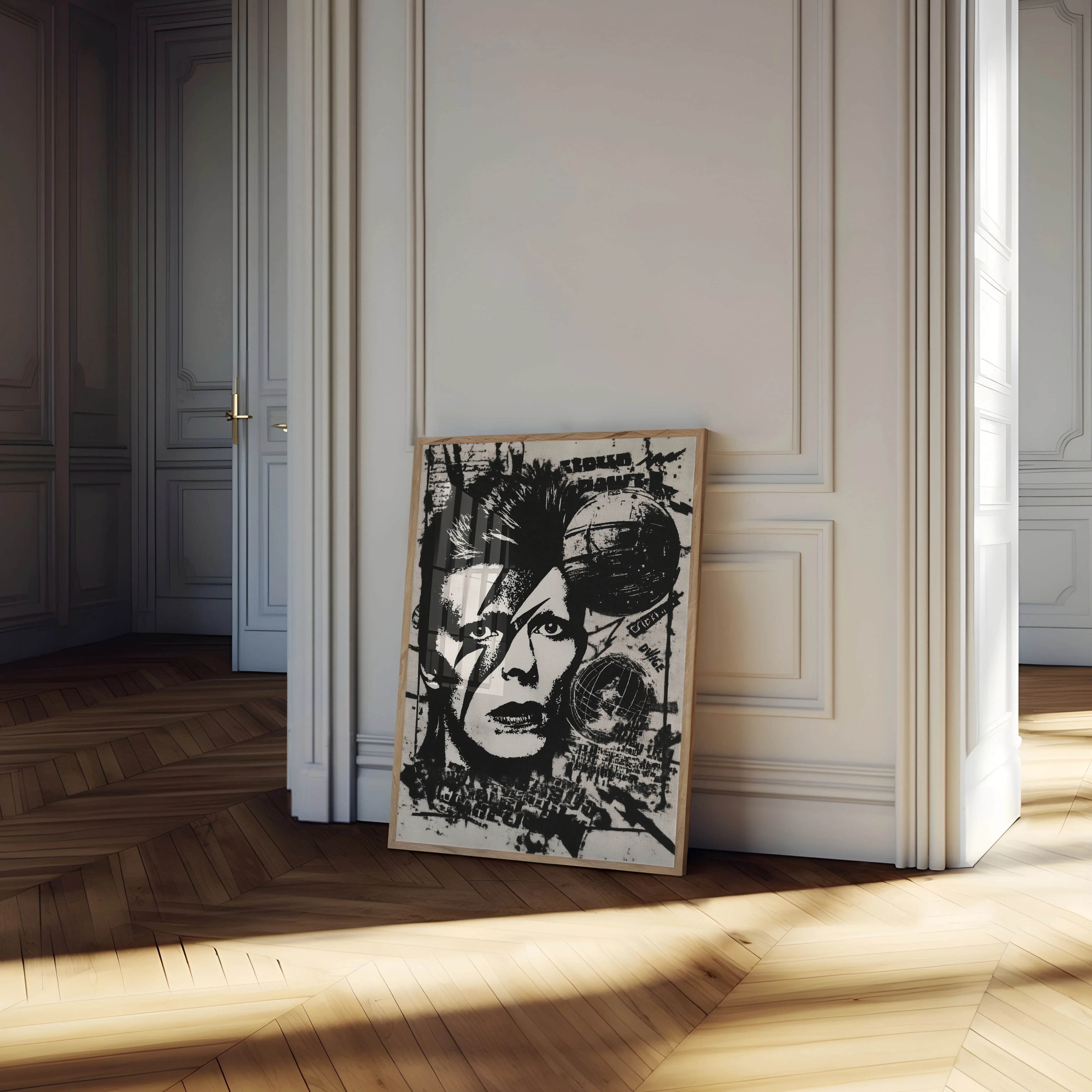 Cosmic Rock Star Portrait Poster - Image 4