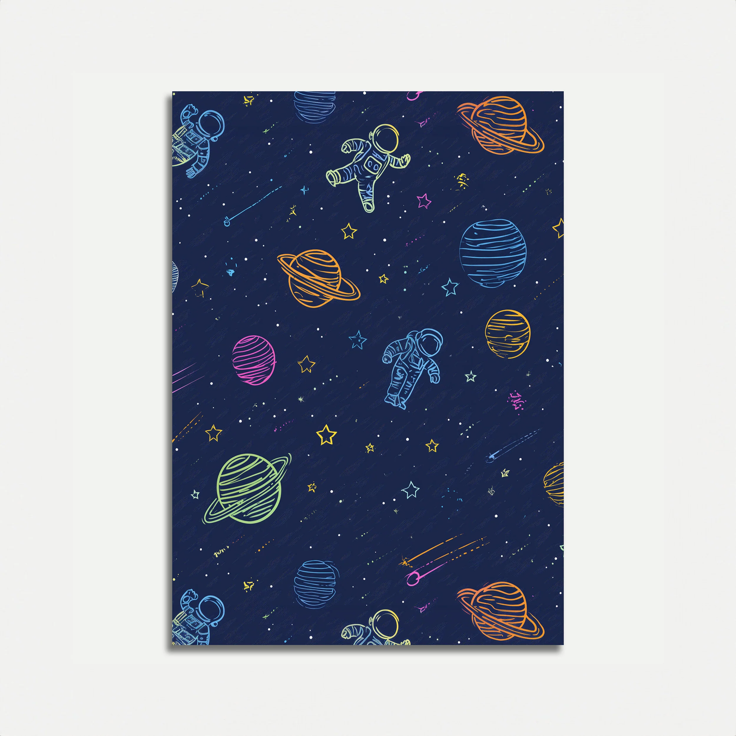 Cosmic Space Exploration Poster
