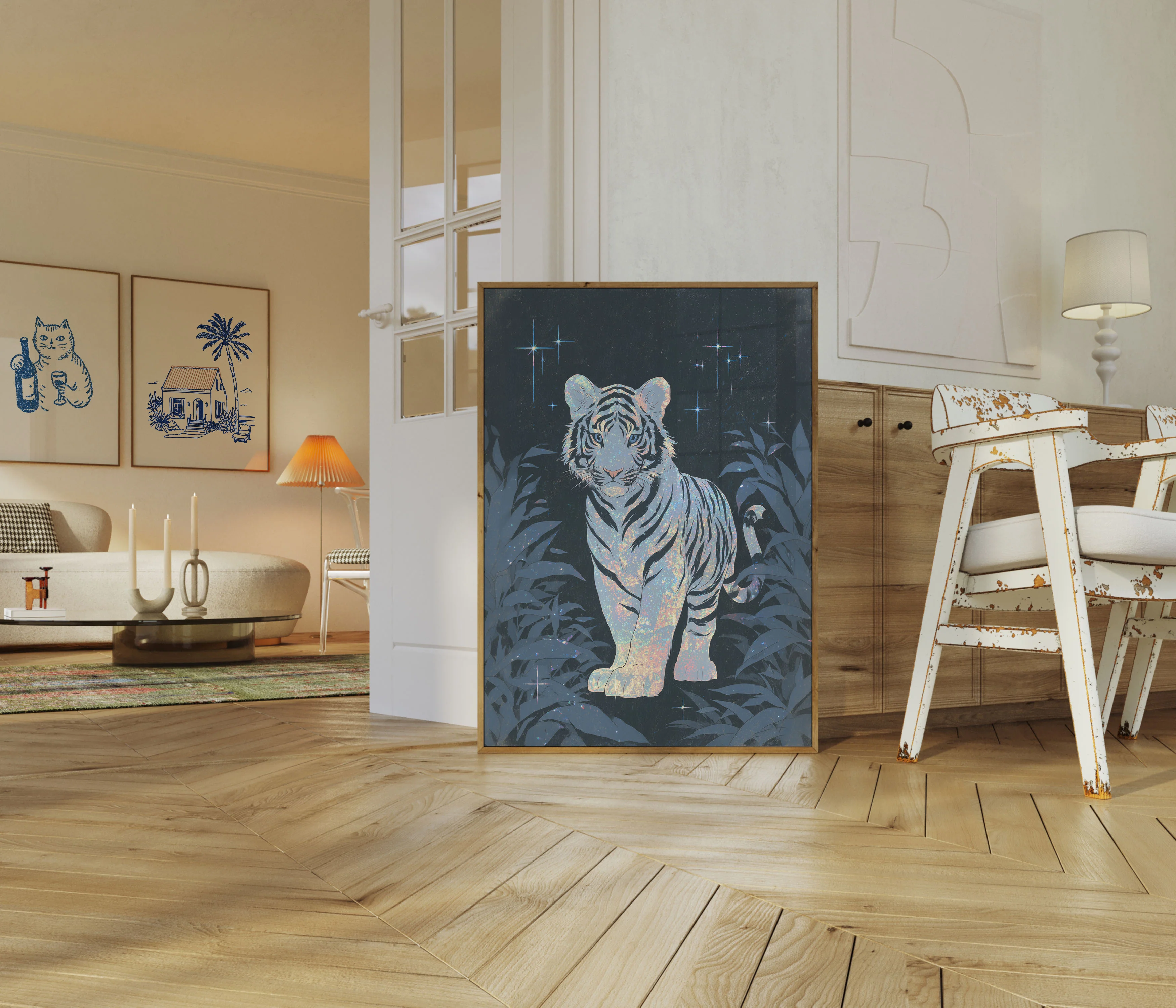 Cosmic Tiger in the Jungle Poster - Image 5