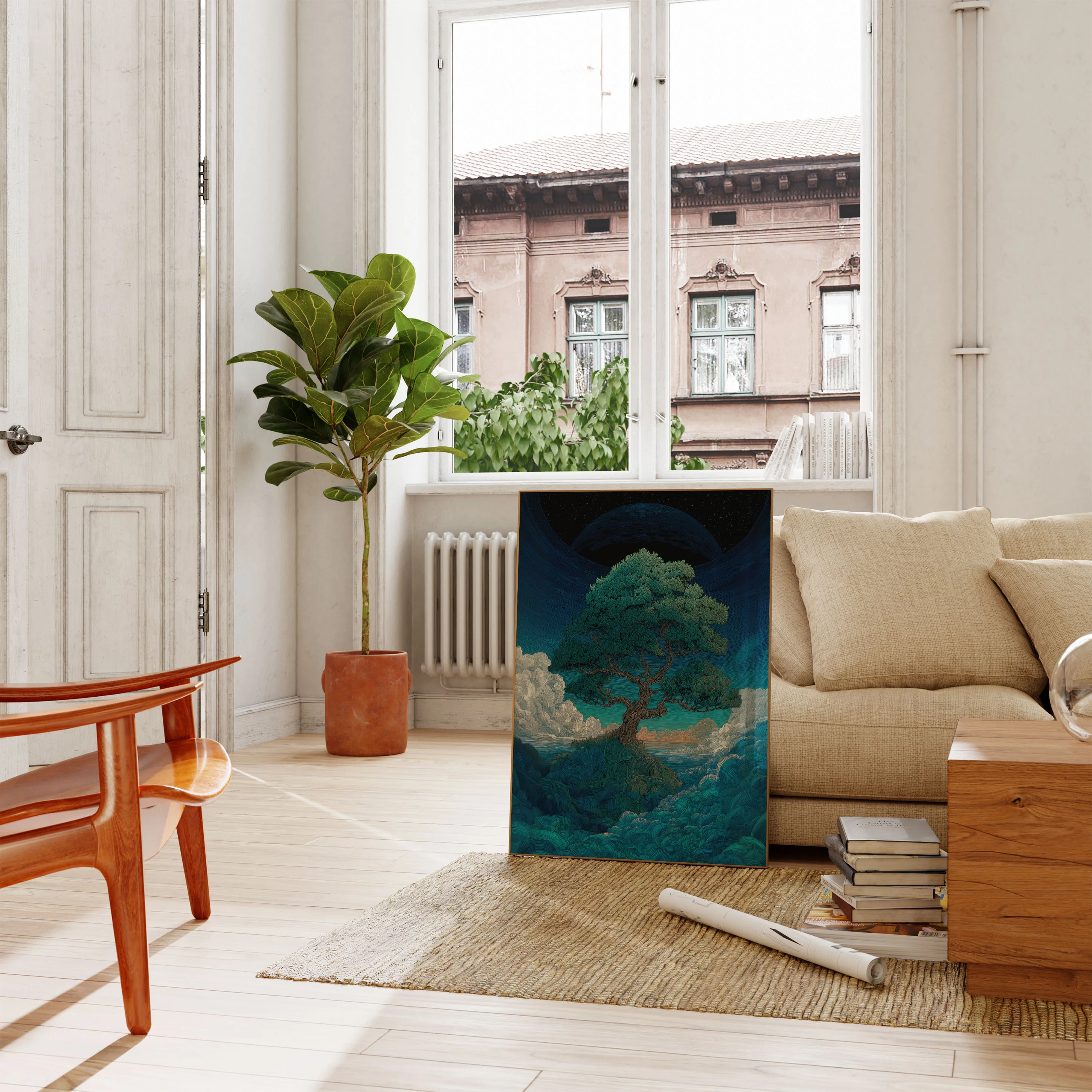 Cosmic Tree of Life Poster - Image 2