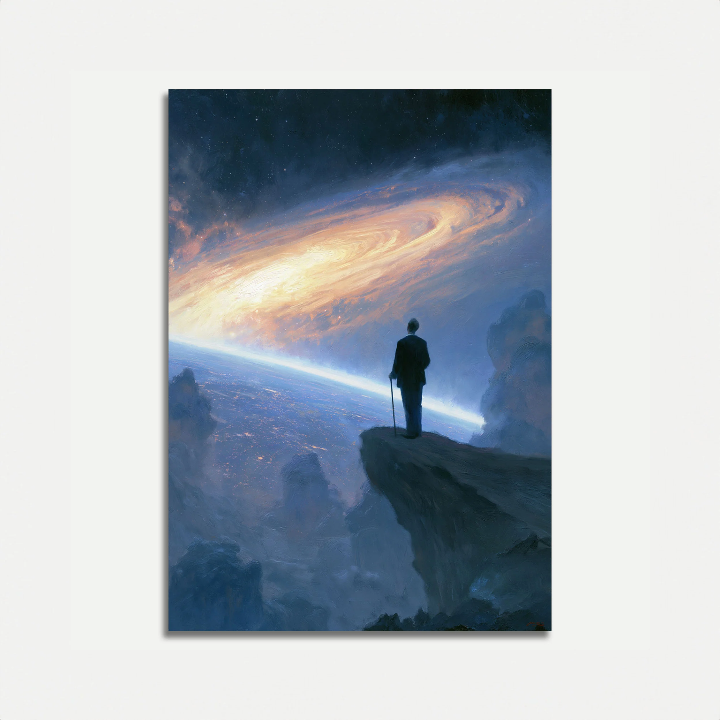 Cosmic Vision from the Cliff Poster