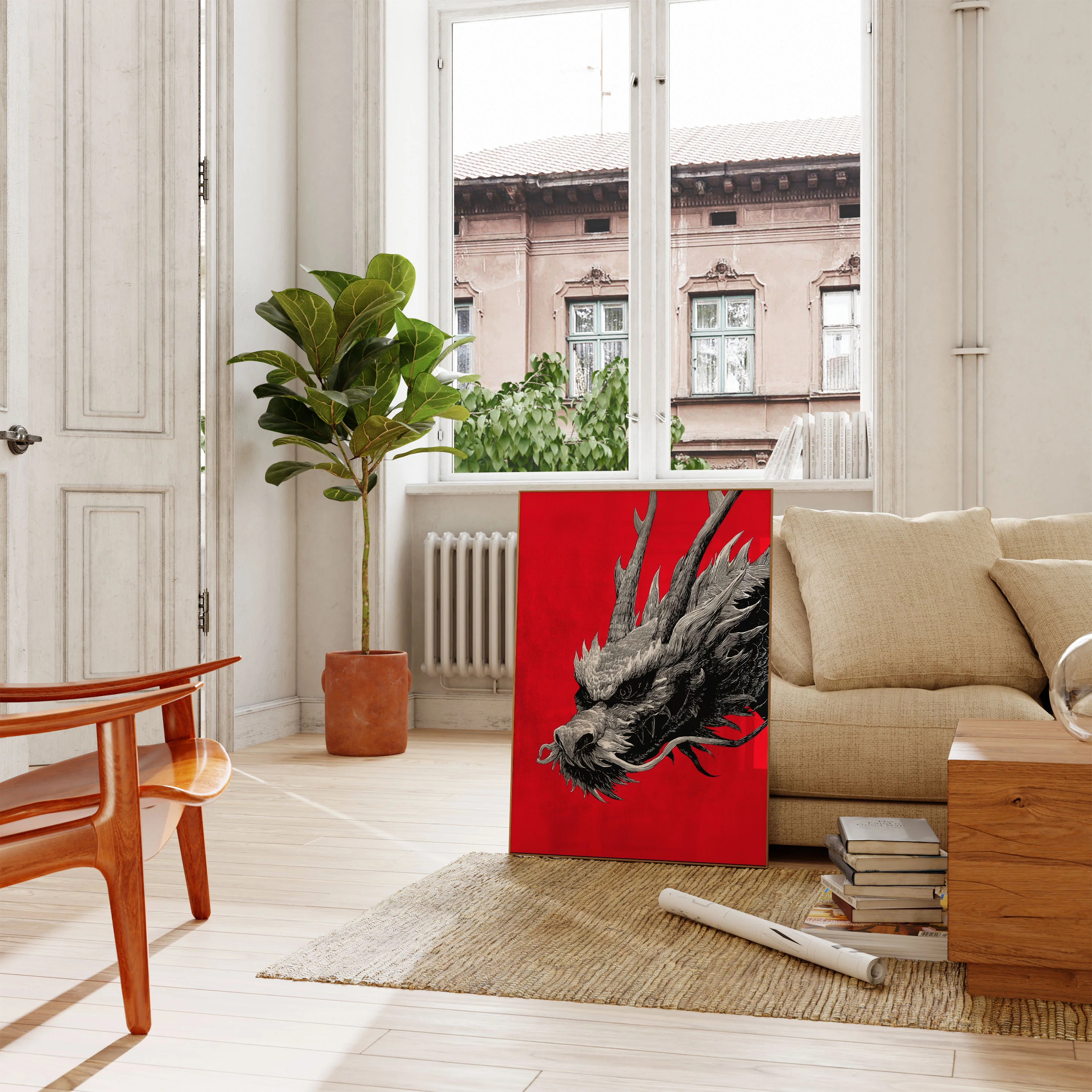 Crimson Dragon Fury Poster - Image 2