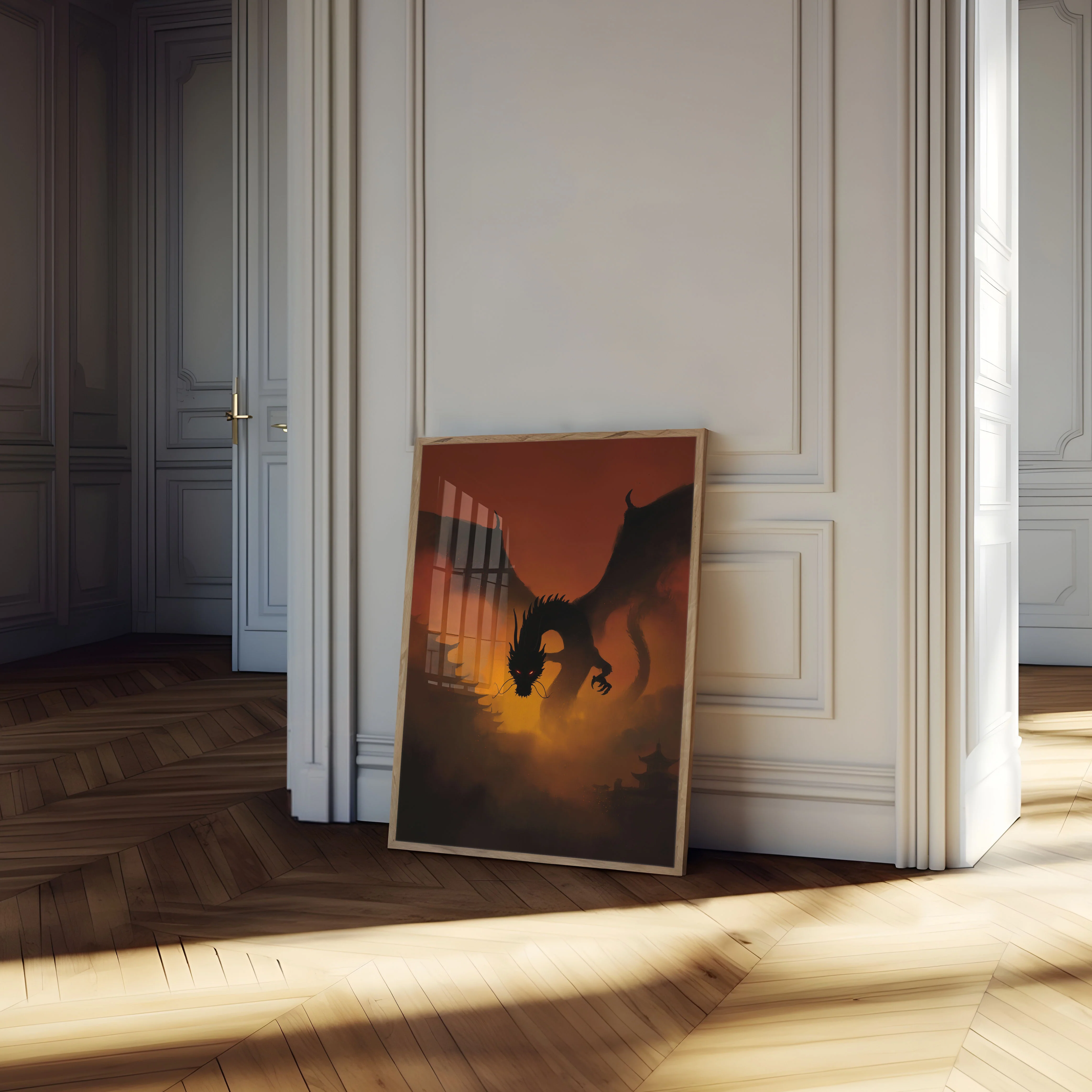 Crimson Dragon Rising Poster - Image 4