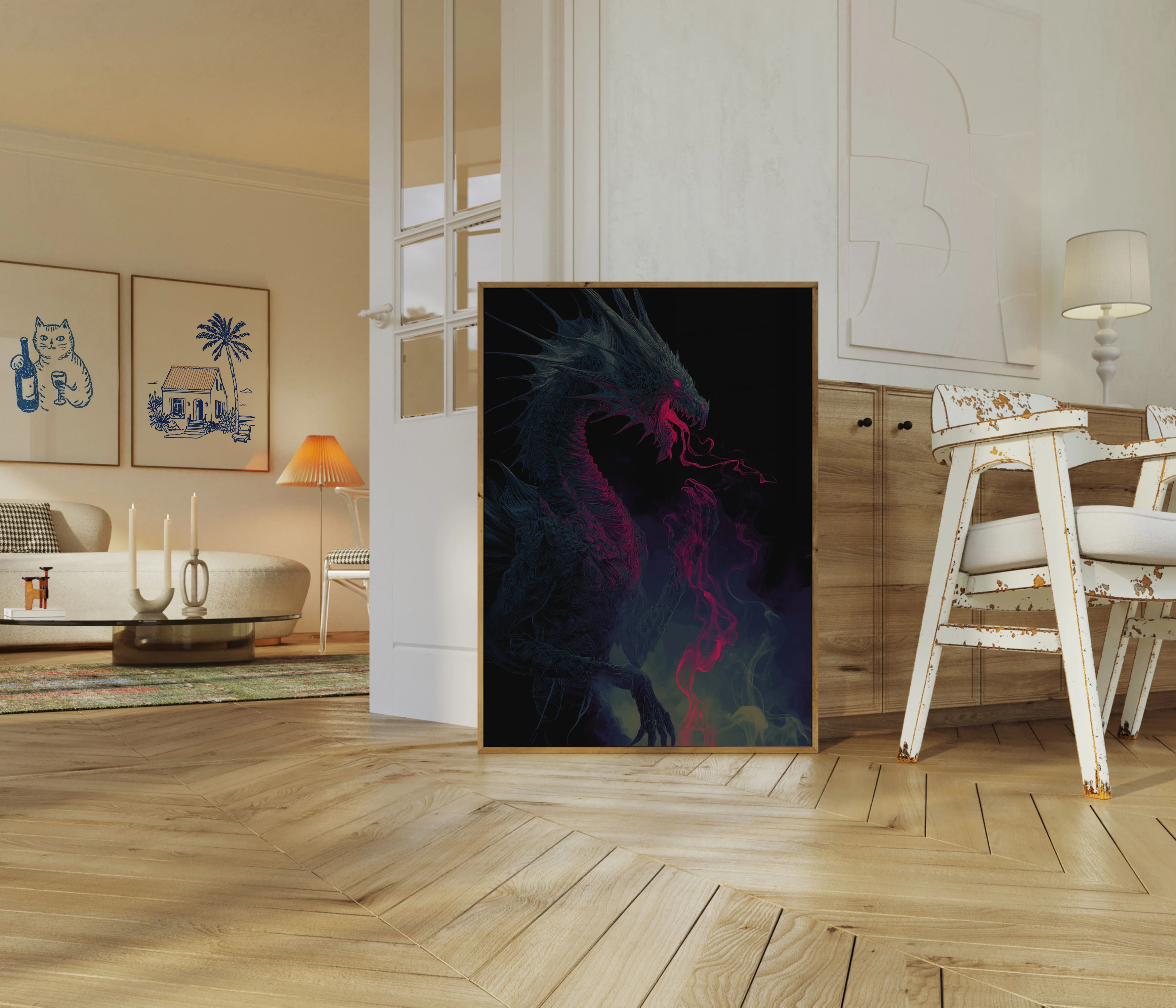 Crimson Dragon's Breath Poster - Image 5