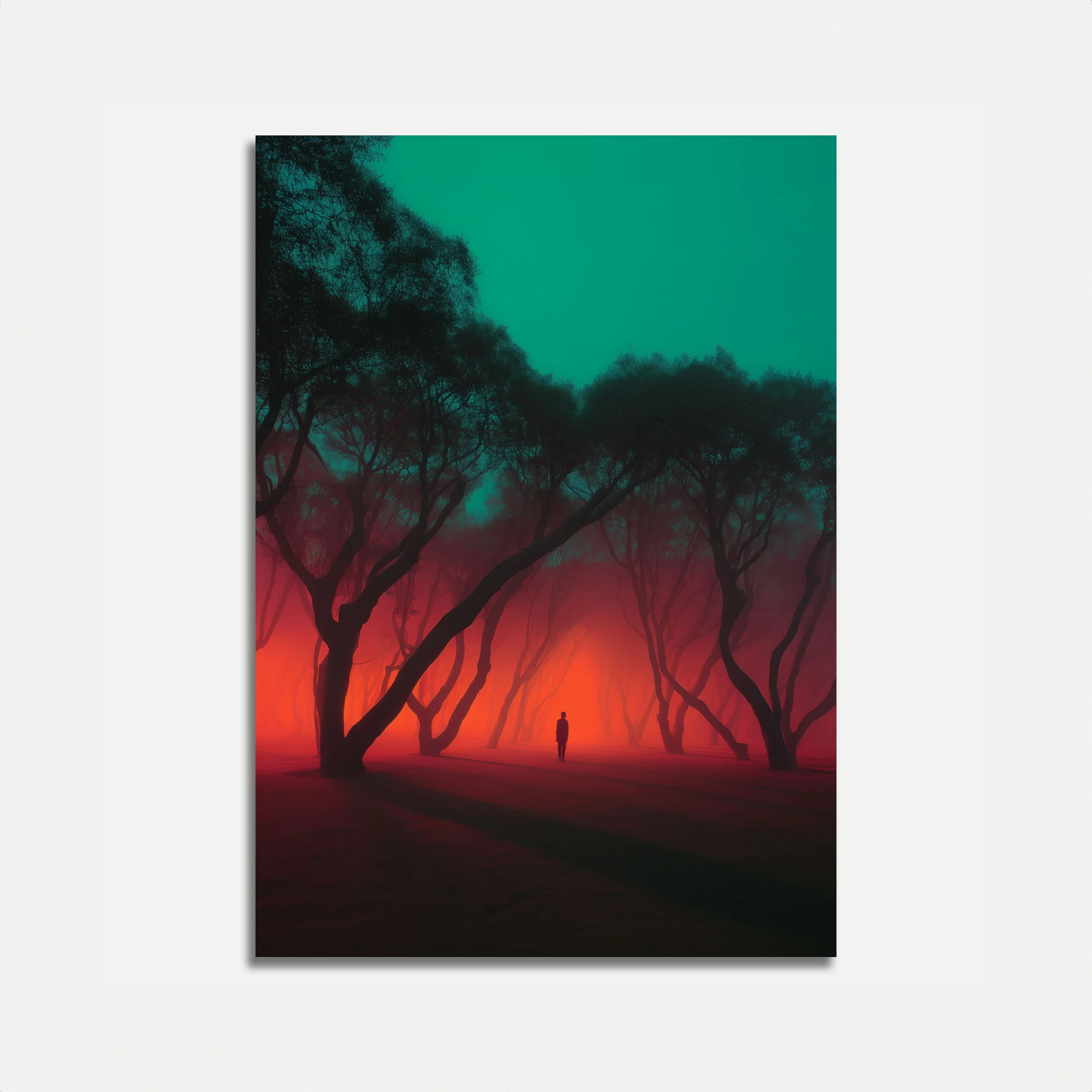 Crimson Forest Solitude Poster