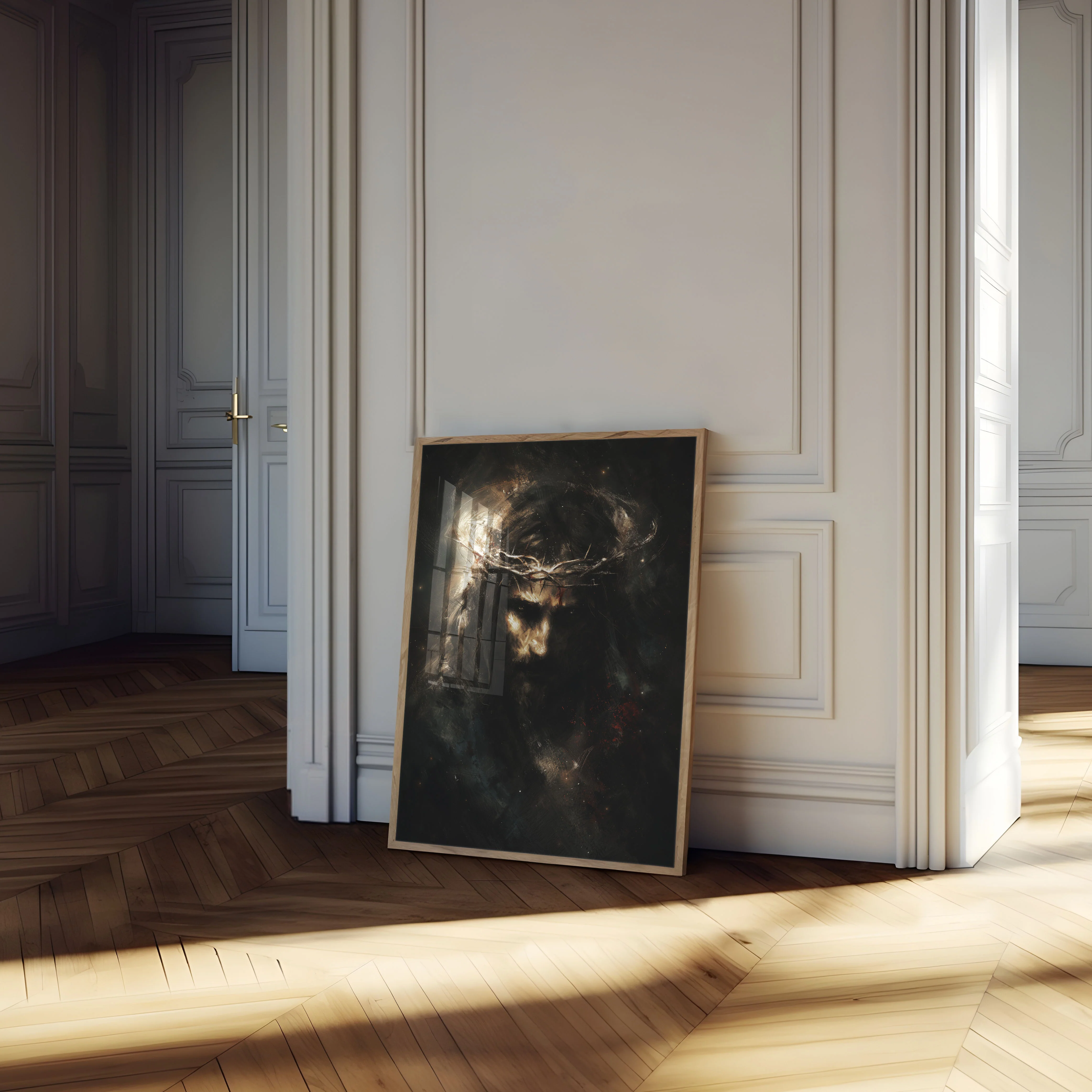 Crucified Savior Dark Art Poster - Image 4