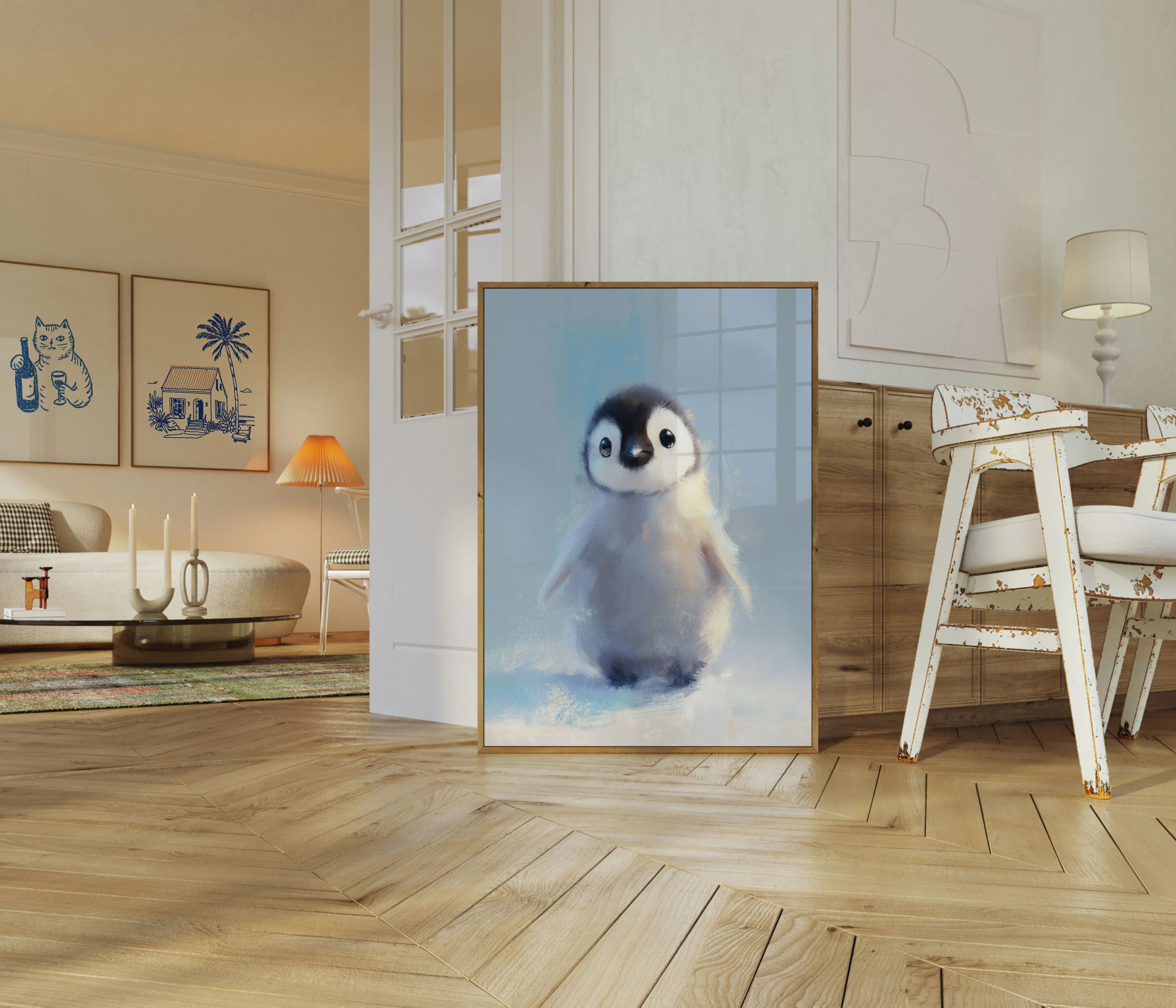 Cute Baby Penguin Poster - Image 5