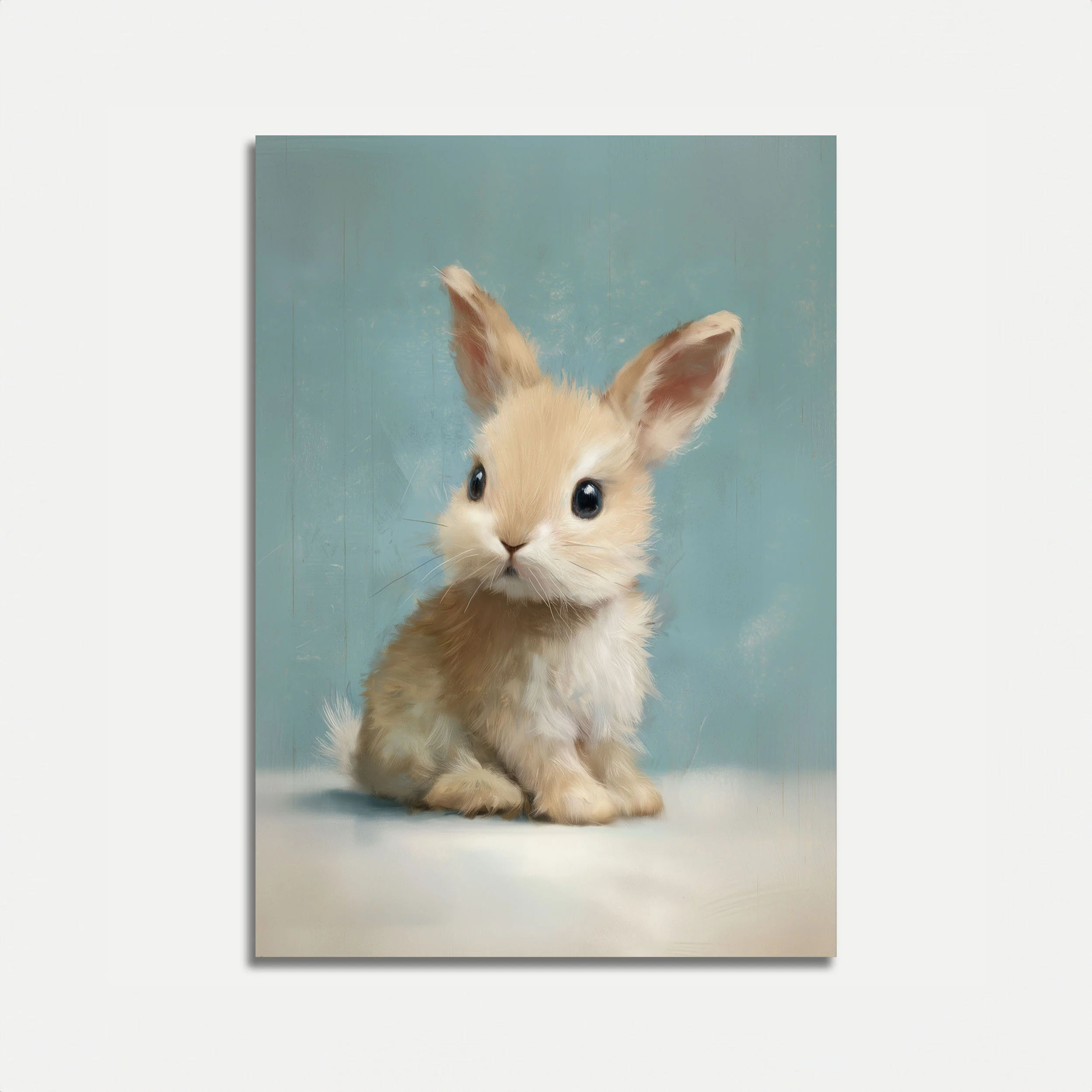 Cute Bunny Portrait Poster