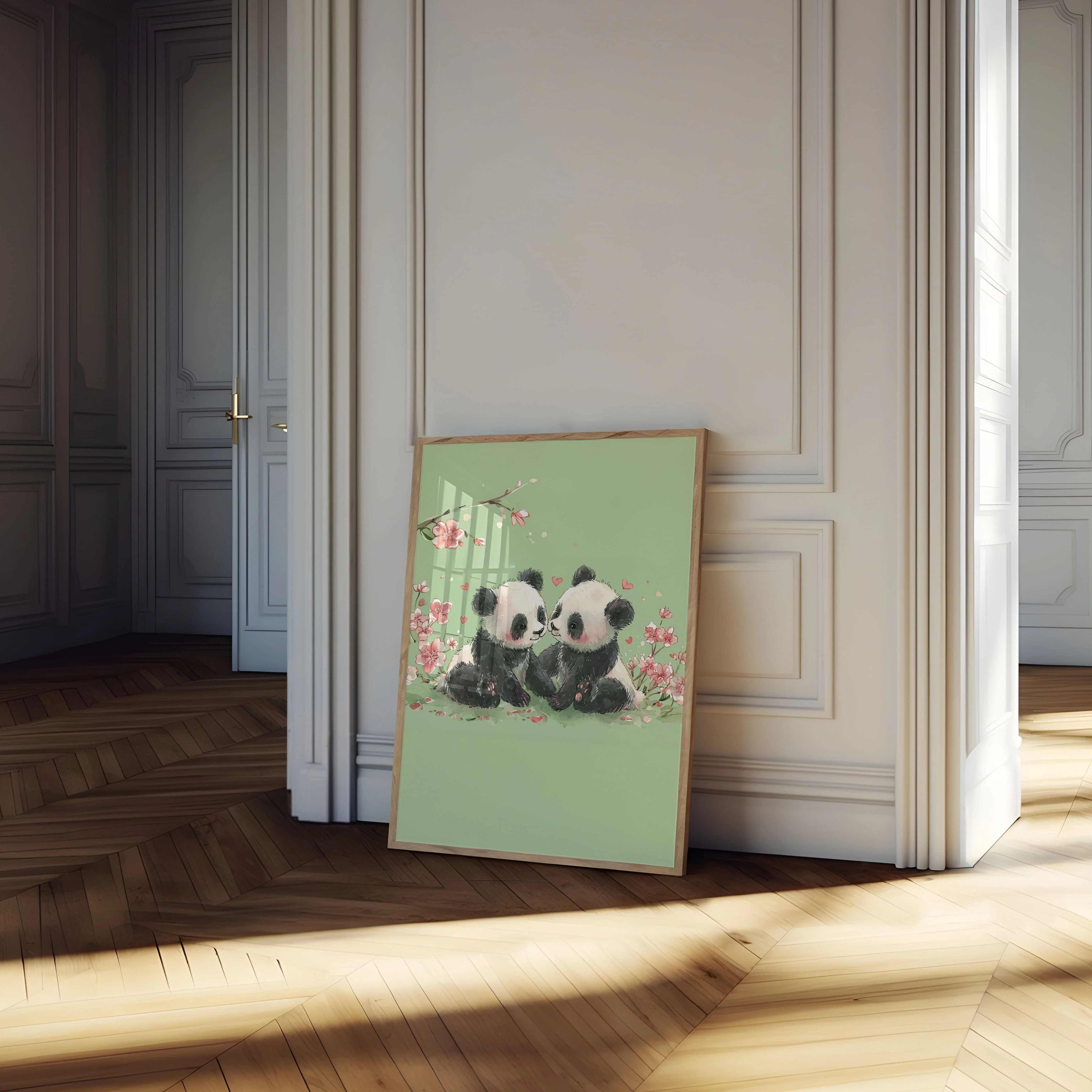 Cute Panda Love Poster - Image 4