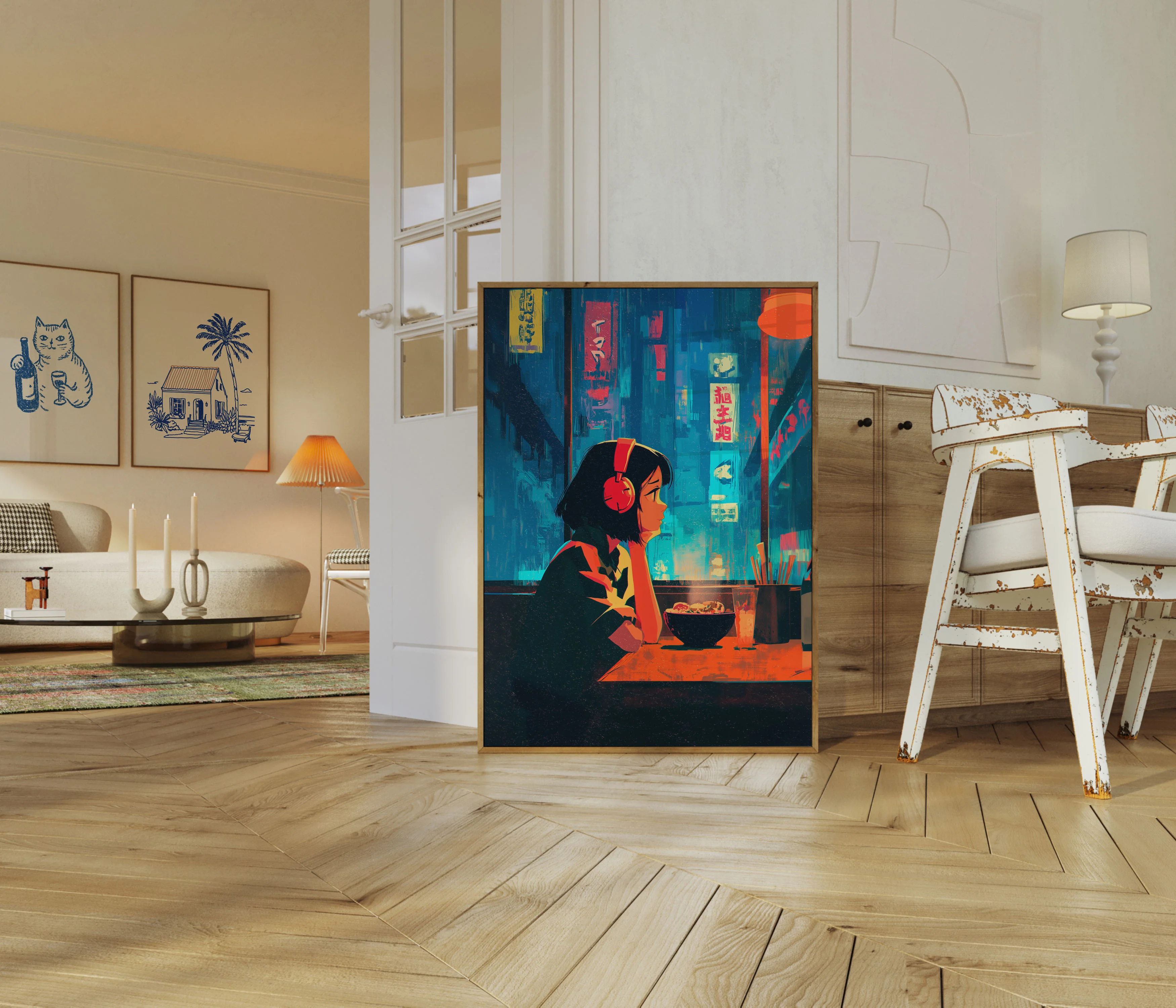 Cyberpunk City Nights Poster - Image 5