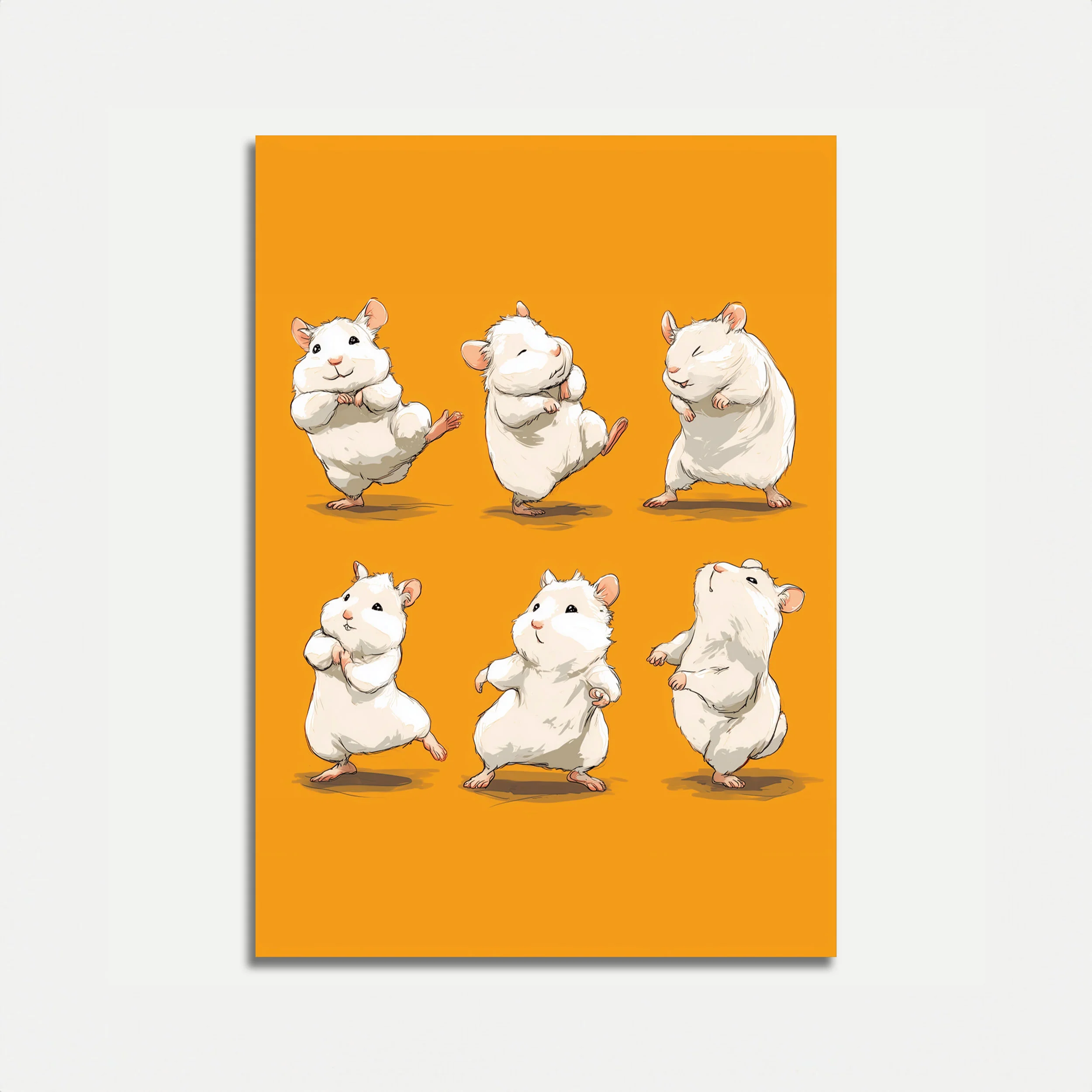 Dancing Hamster Party Poster