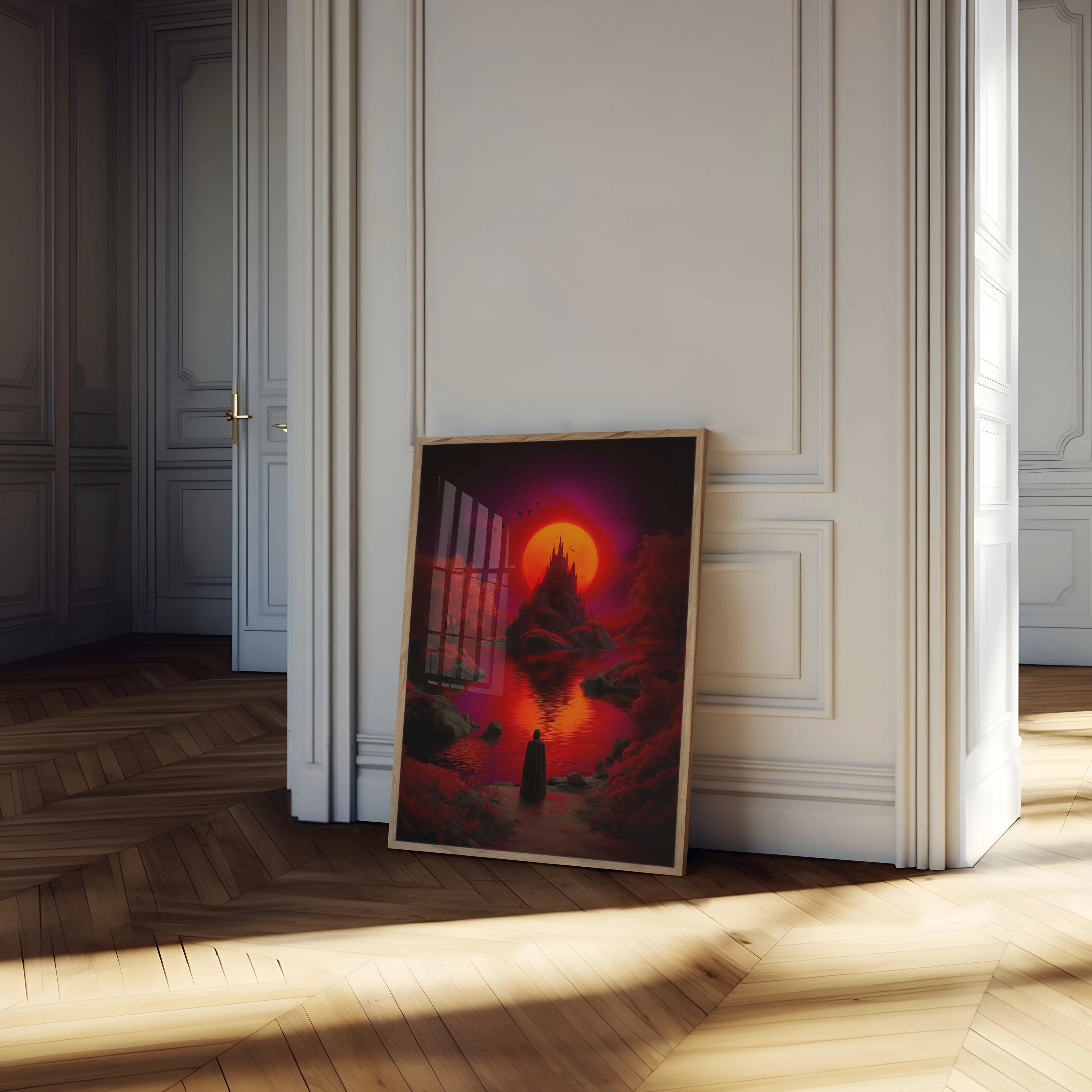 Dark Castle Sunset Poster - Image 4