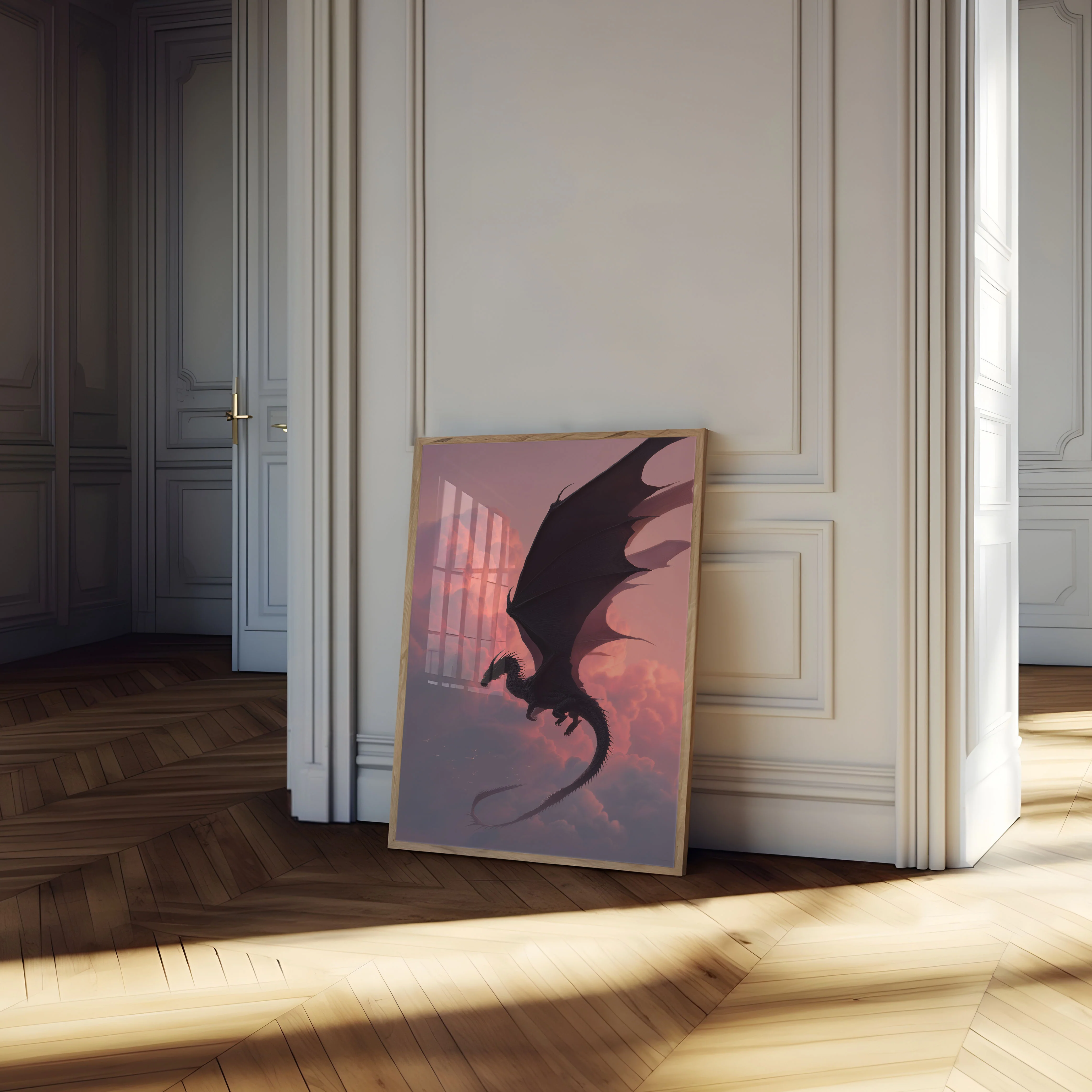 Dark Dragon Twilight Flight Poster - Image 4