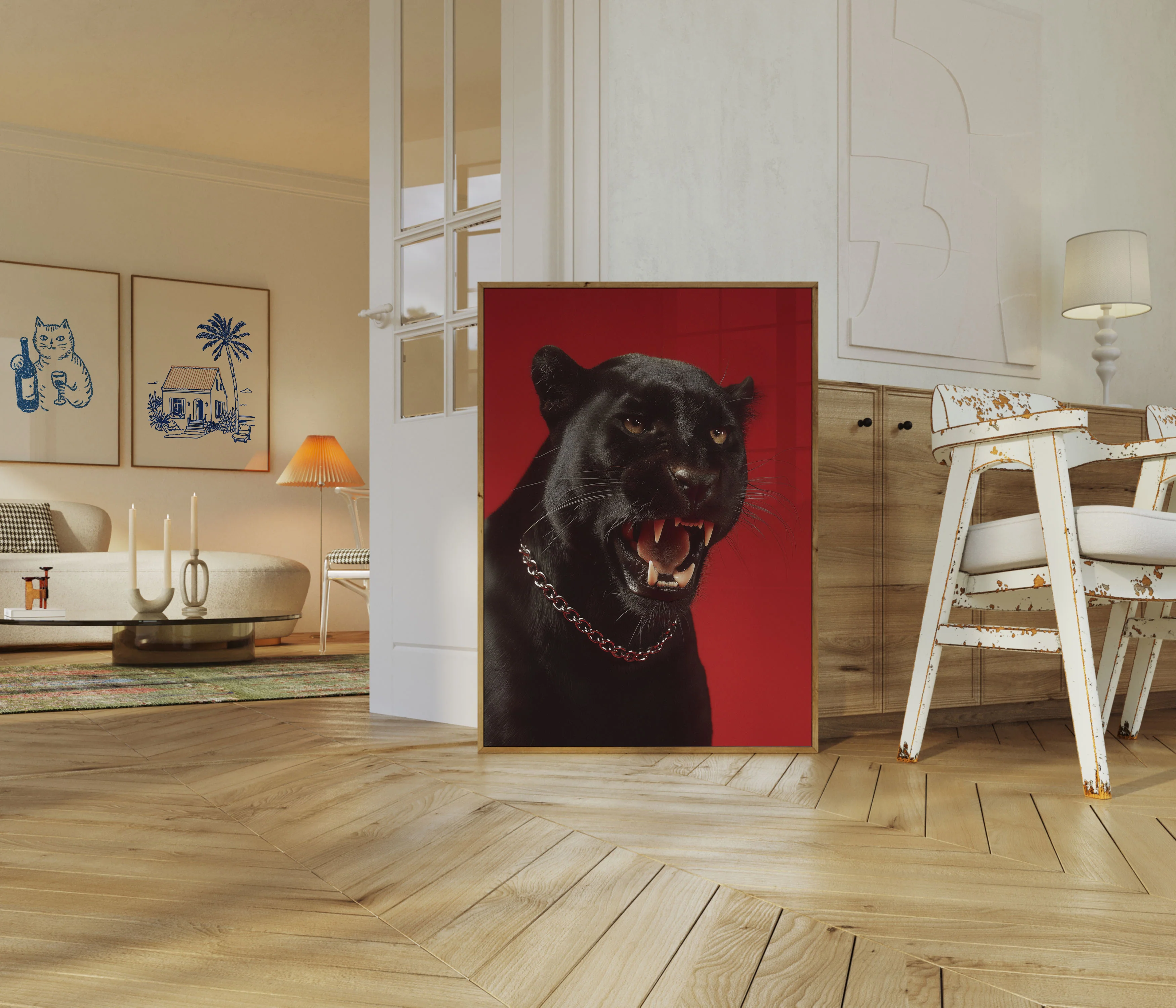 Dark Feline Rage Poster - Image 5