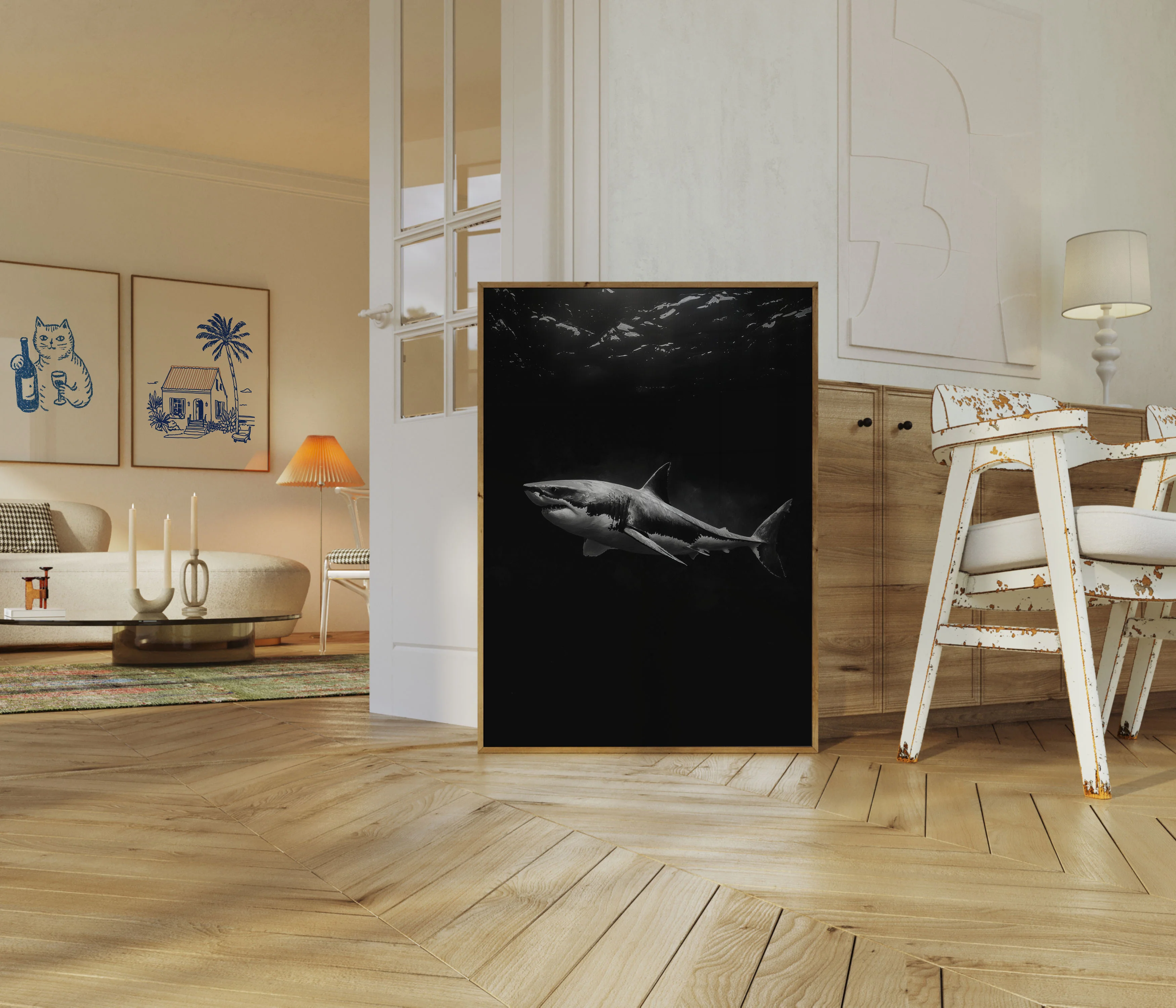 Dark Ocean Predator Poster - Image 5