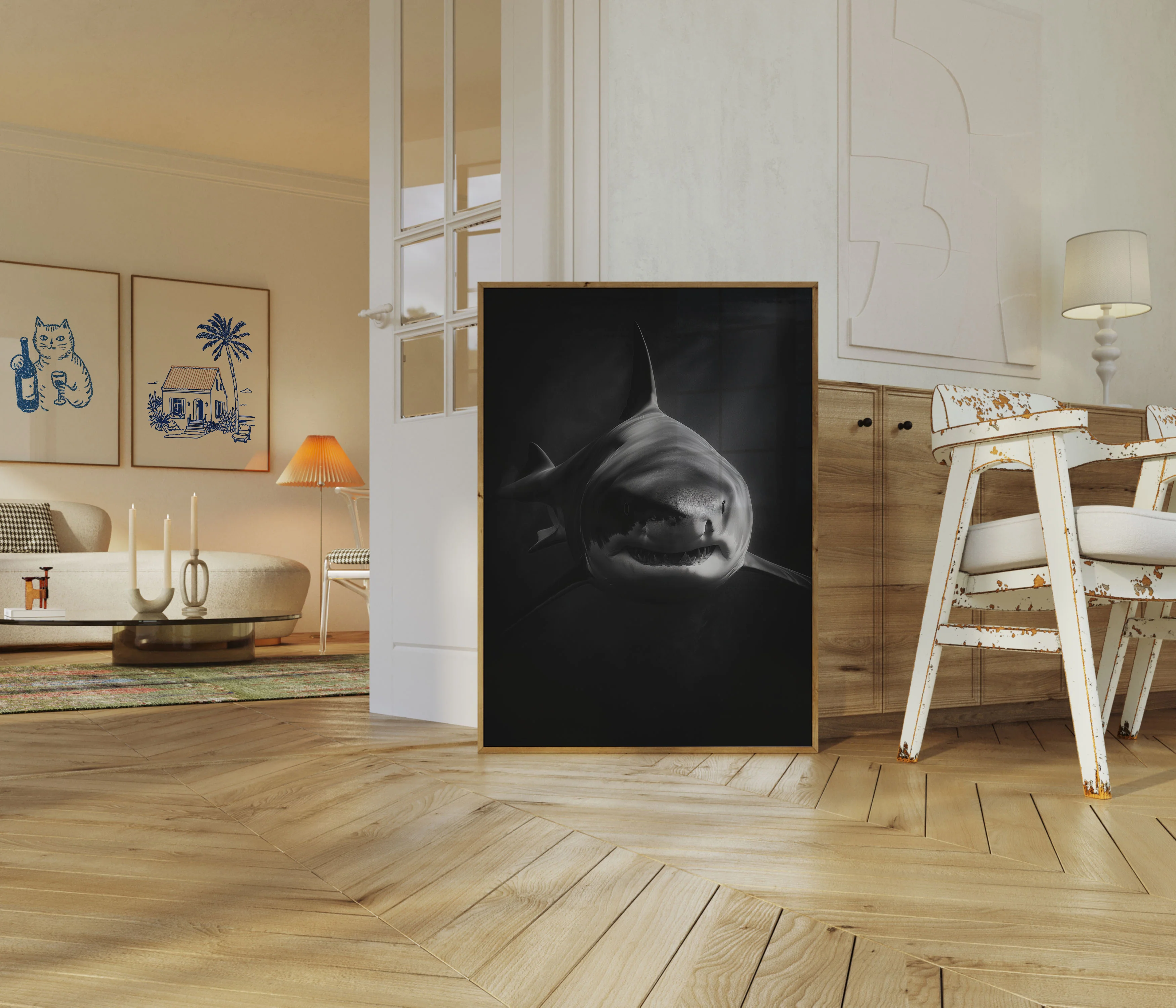 Dark Shark Predator Poster - Image 5