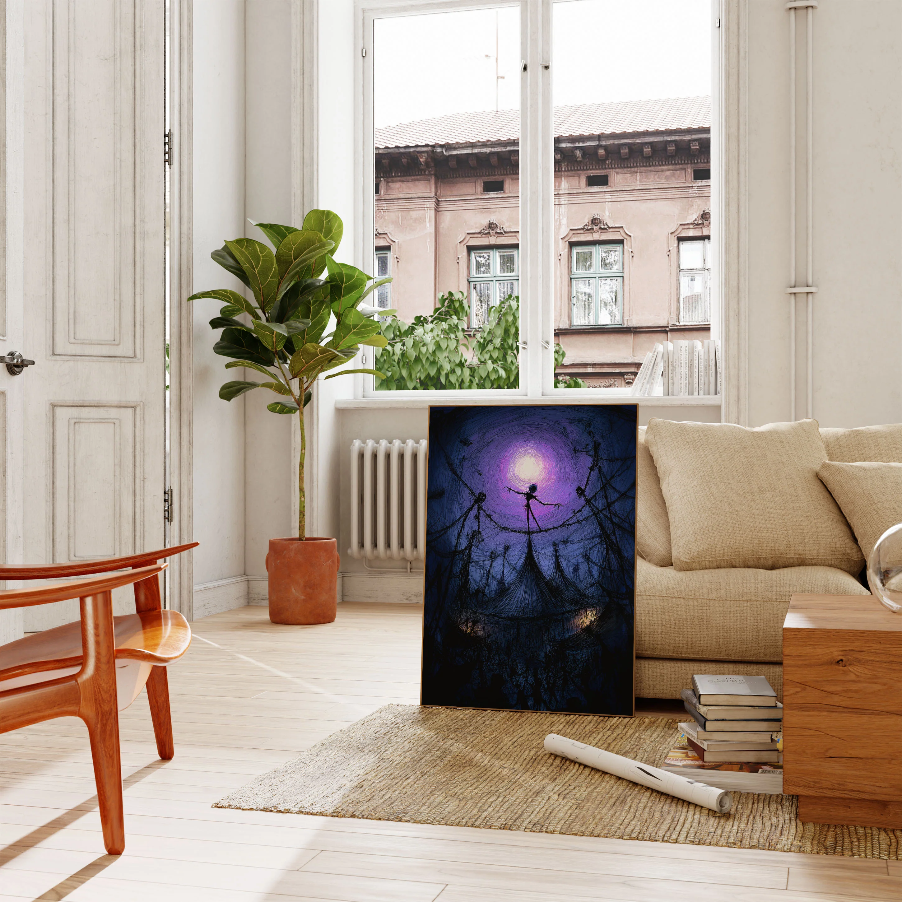 Dark Twisted Circus Moon Poster - Image 2